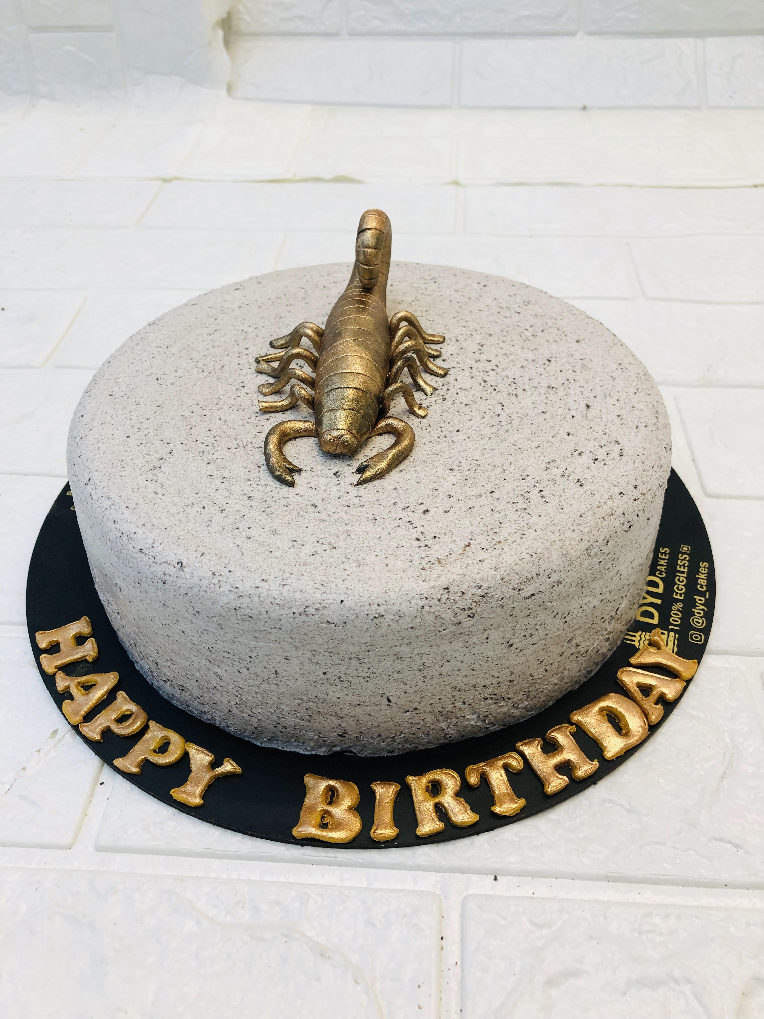 Scorpion Theme Cake