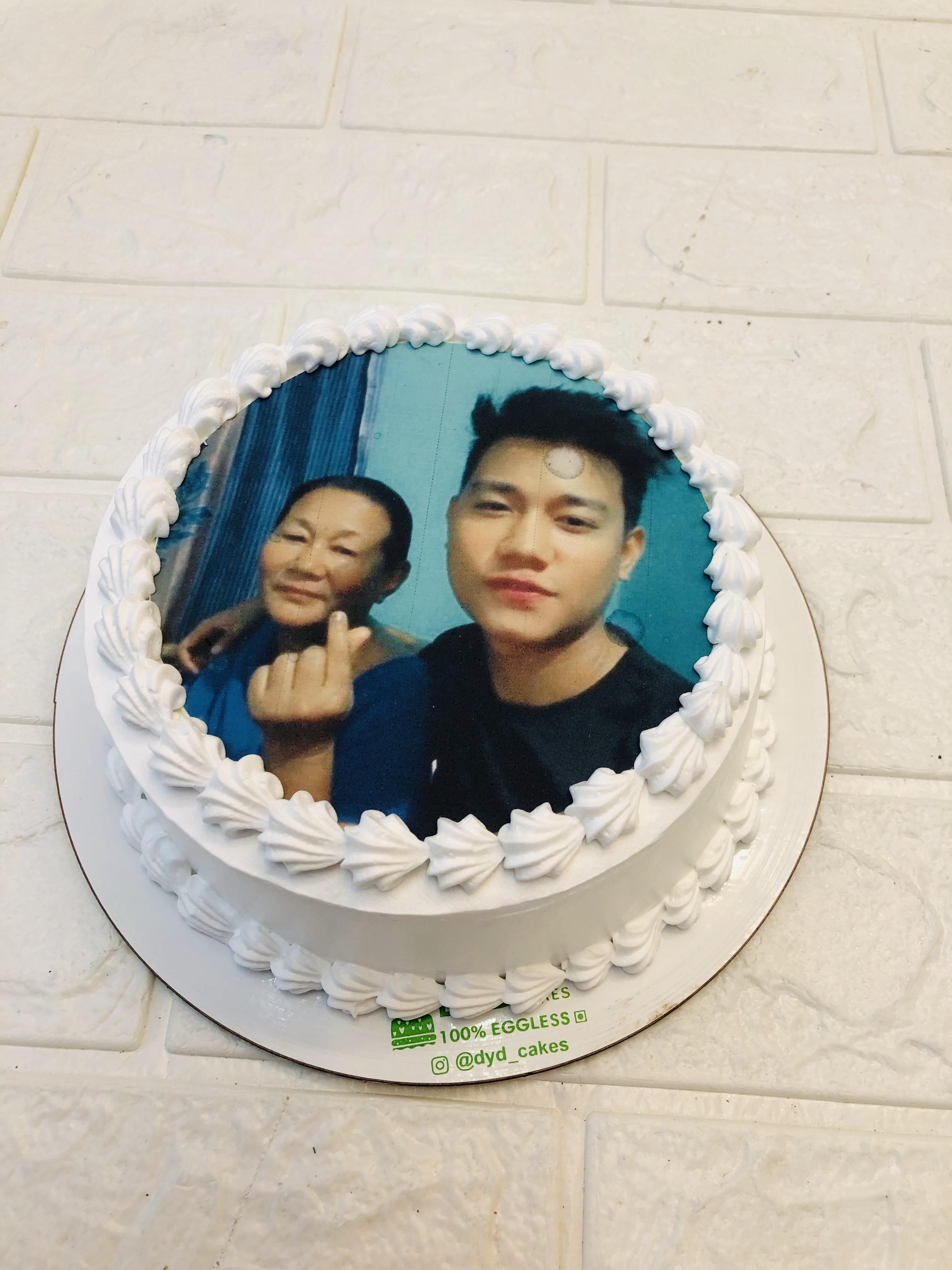 Lover Photo Cake