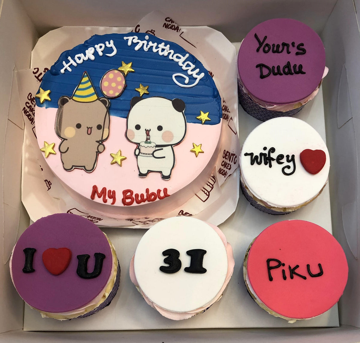 My Bubu Birthday Bento Combo Cake