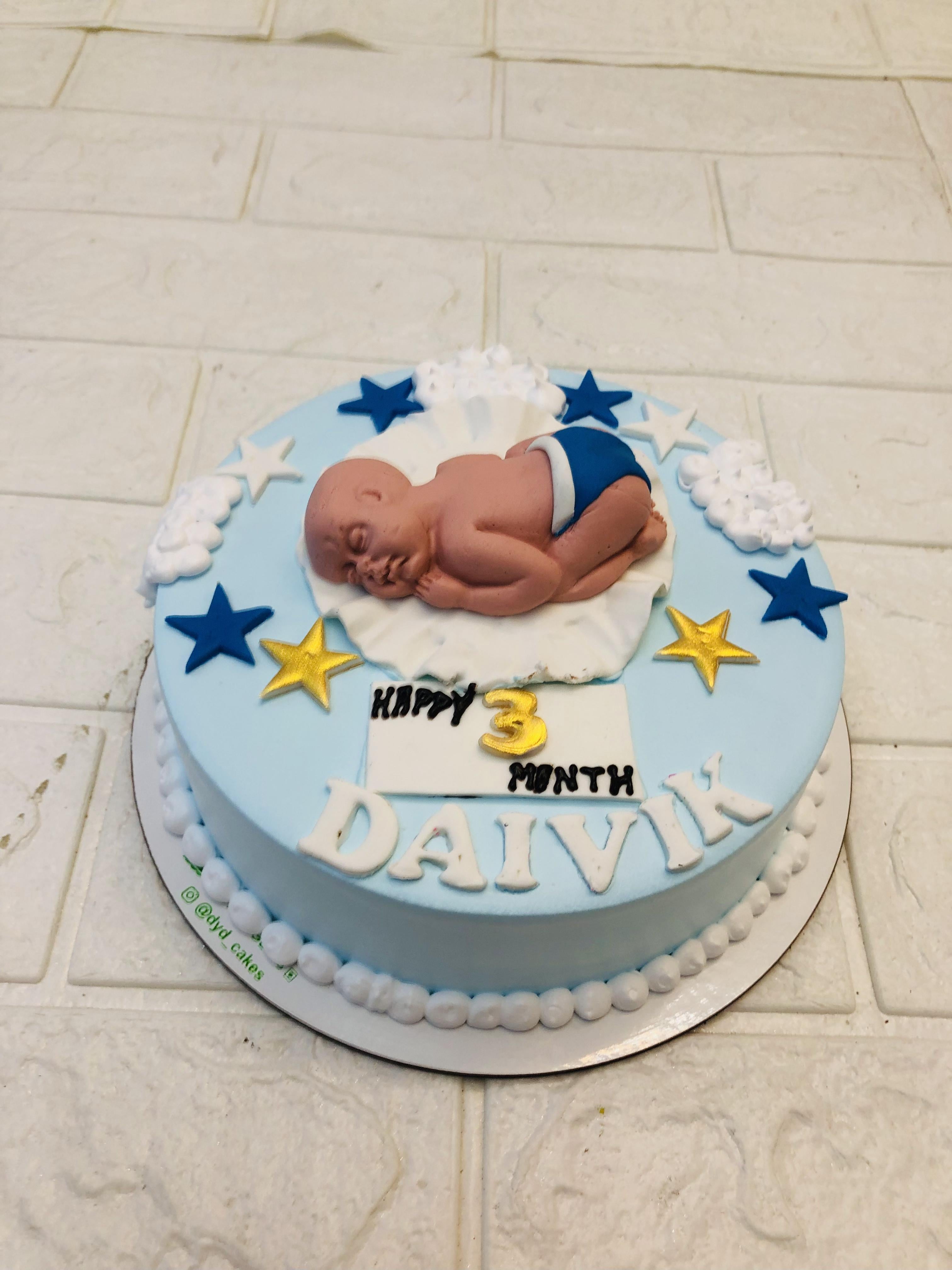 Sleepy Baby Designer Cake