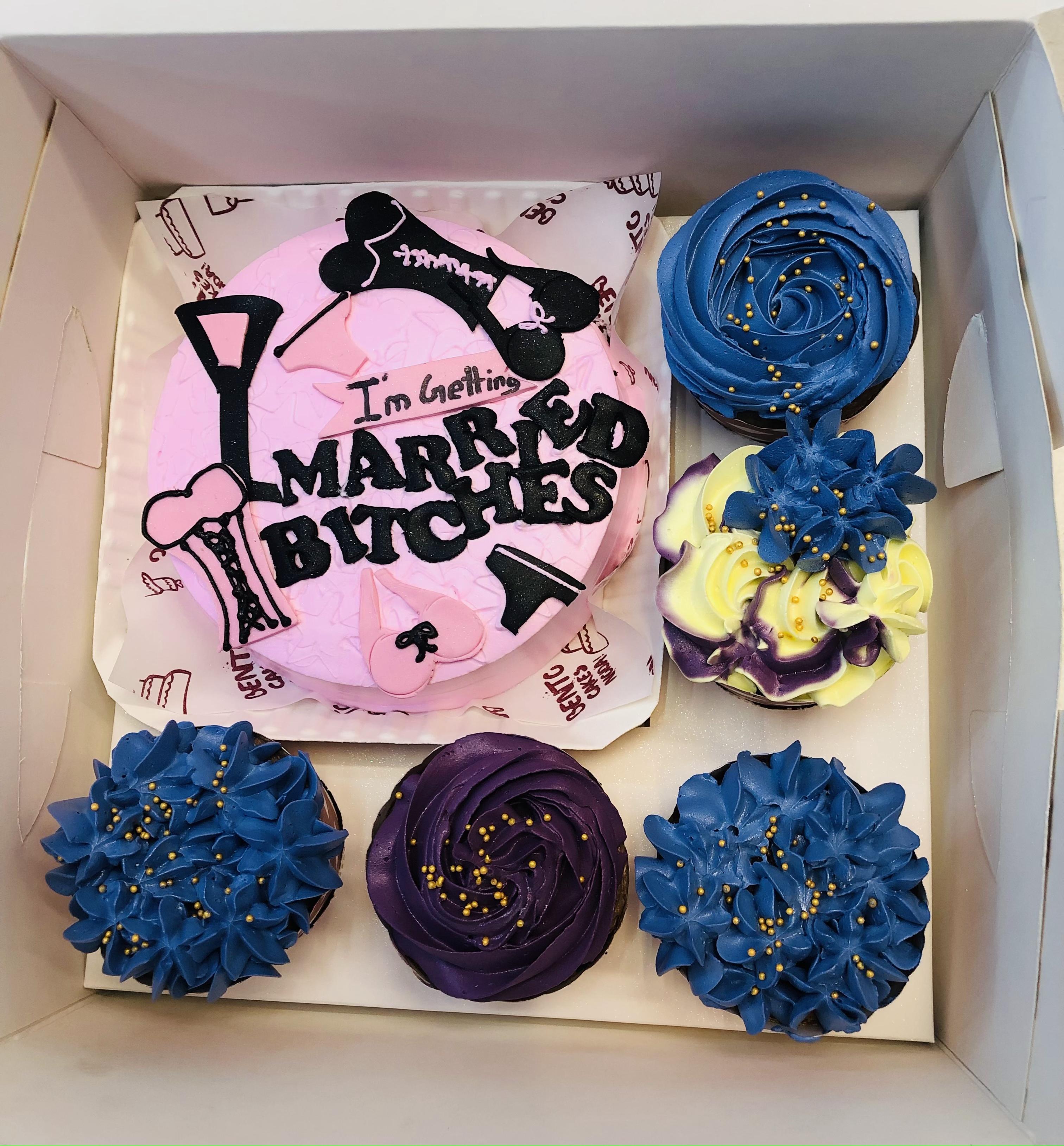 Bachelorette Theme Combo Cake