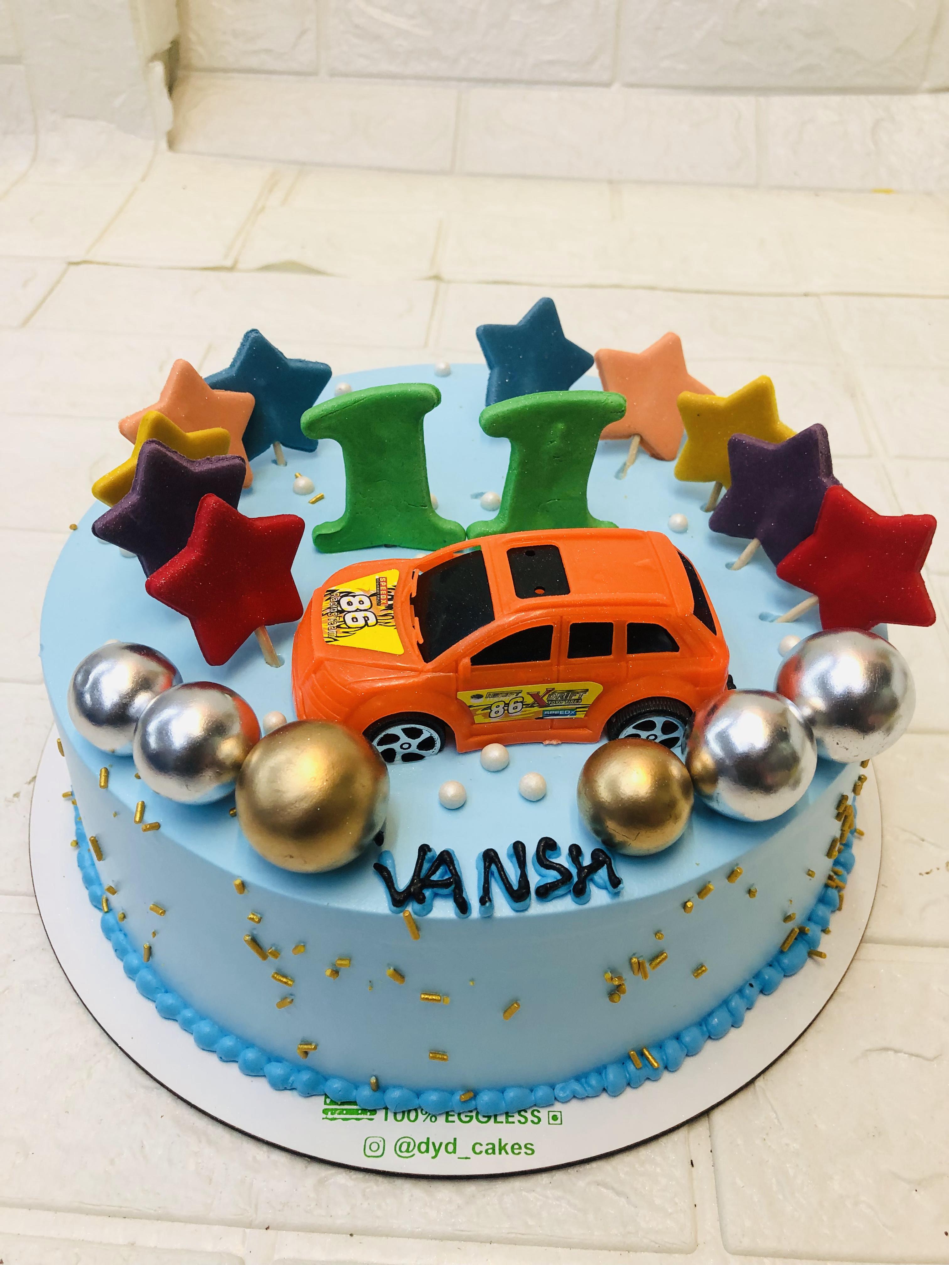 Car Theme Cake 3