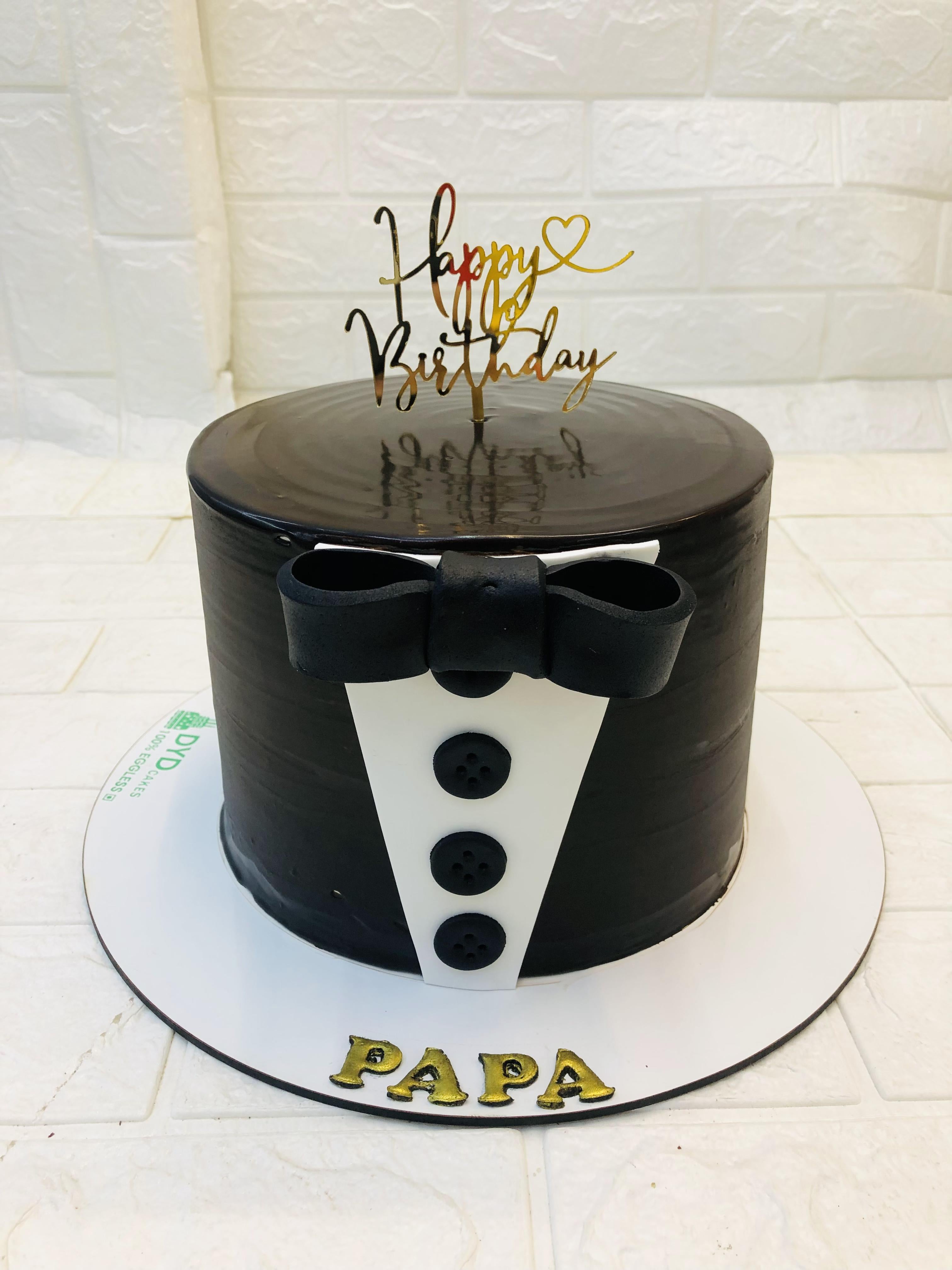 Gentleman suit Theme Cake