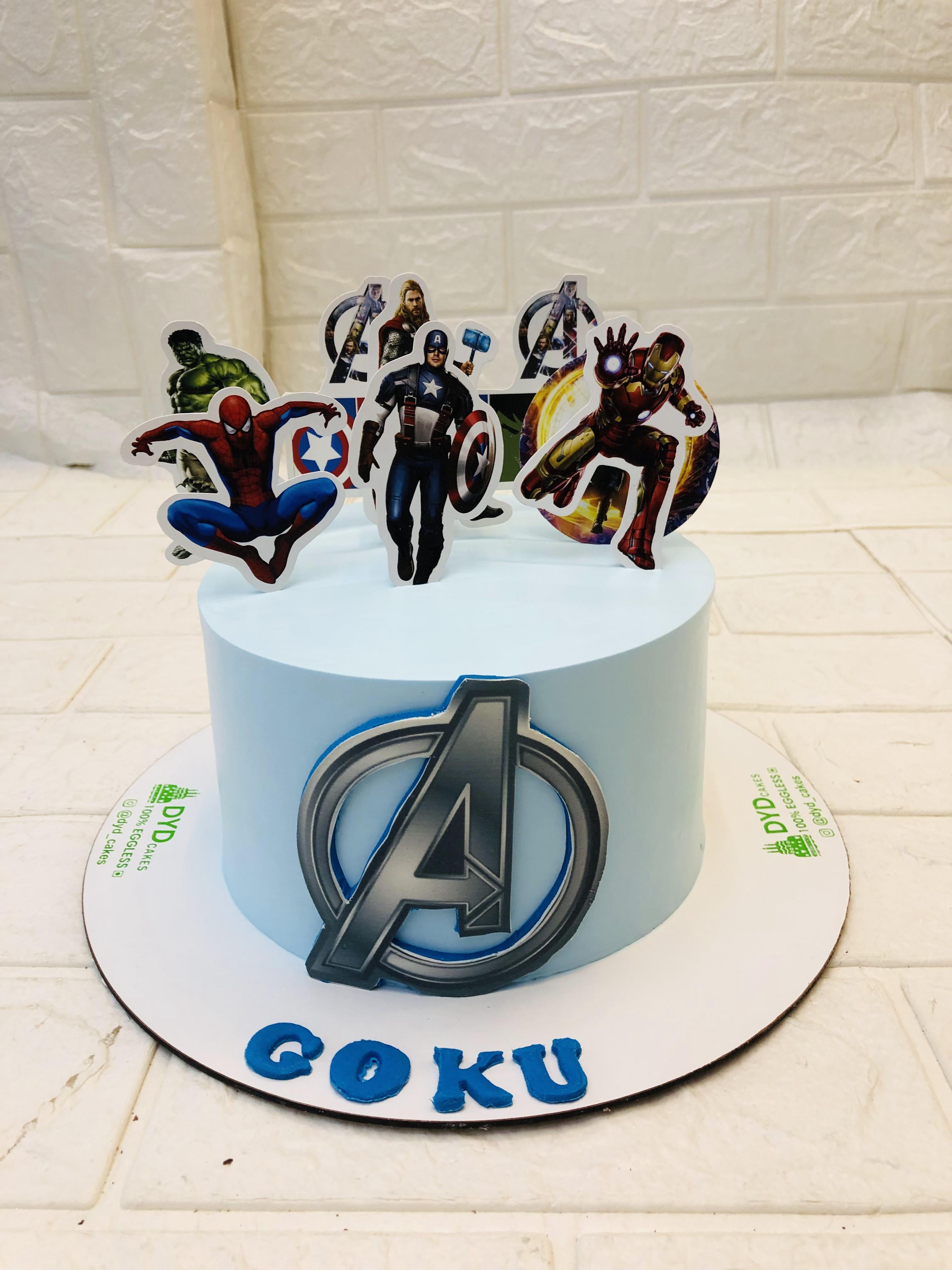 Avenger Theme Cake 4