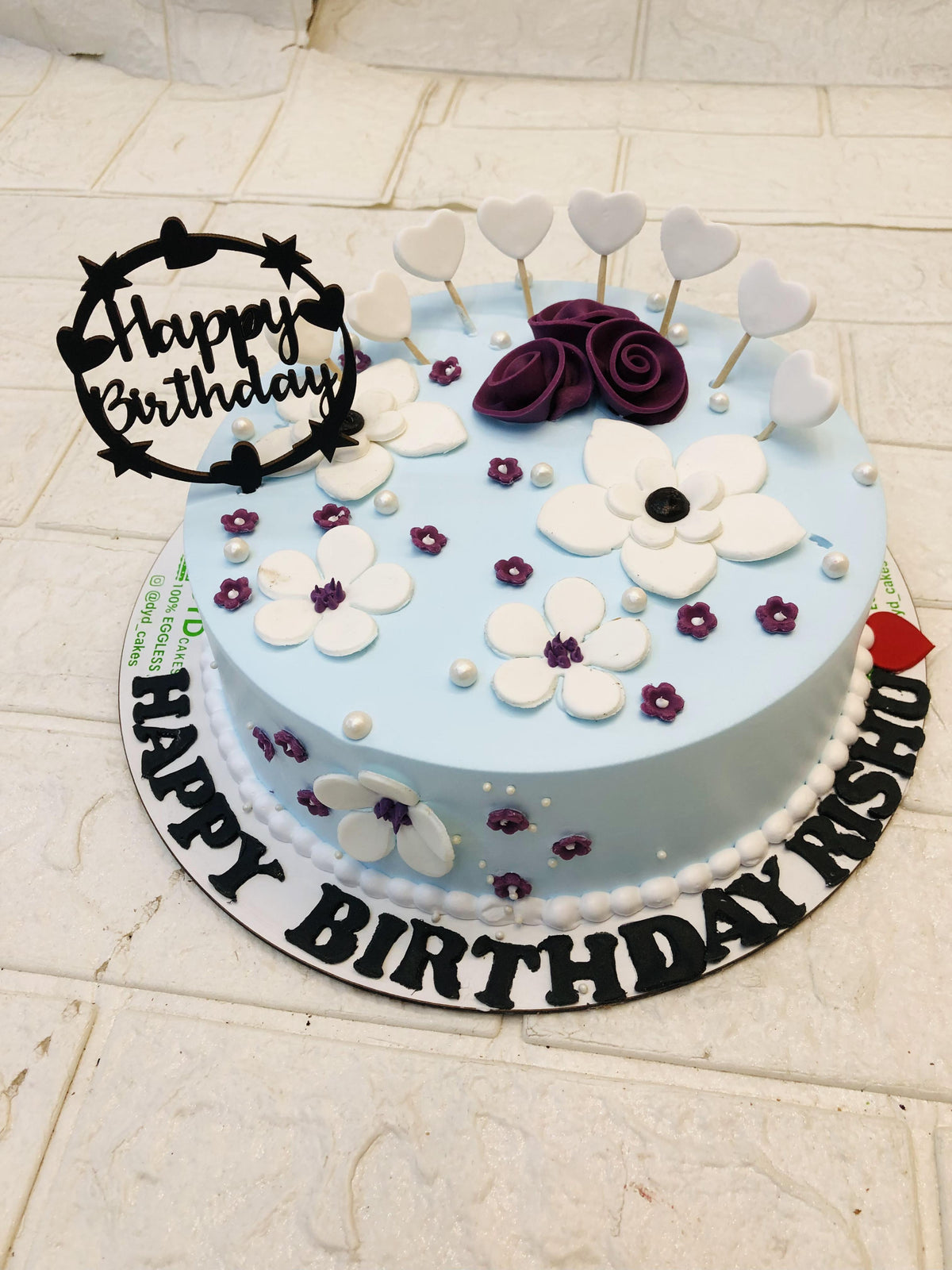 Flower Cream Cake