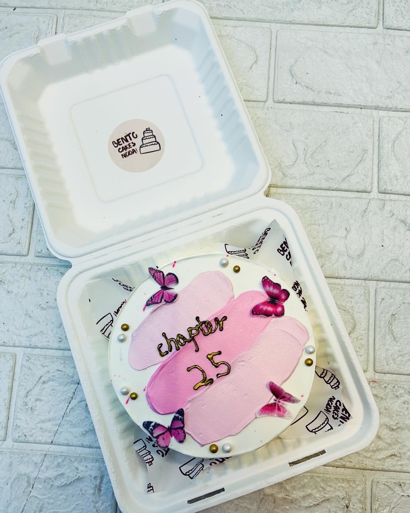 Chapter 25 Theme Butterfly Bento Cake