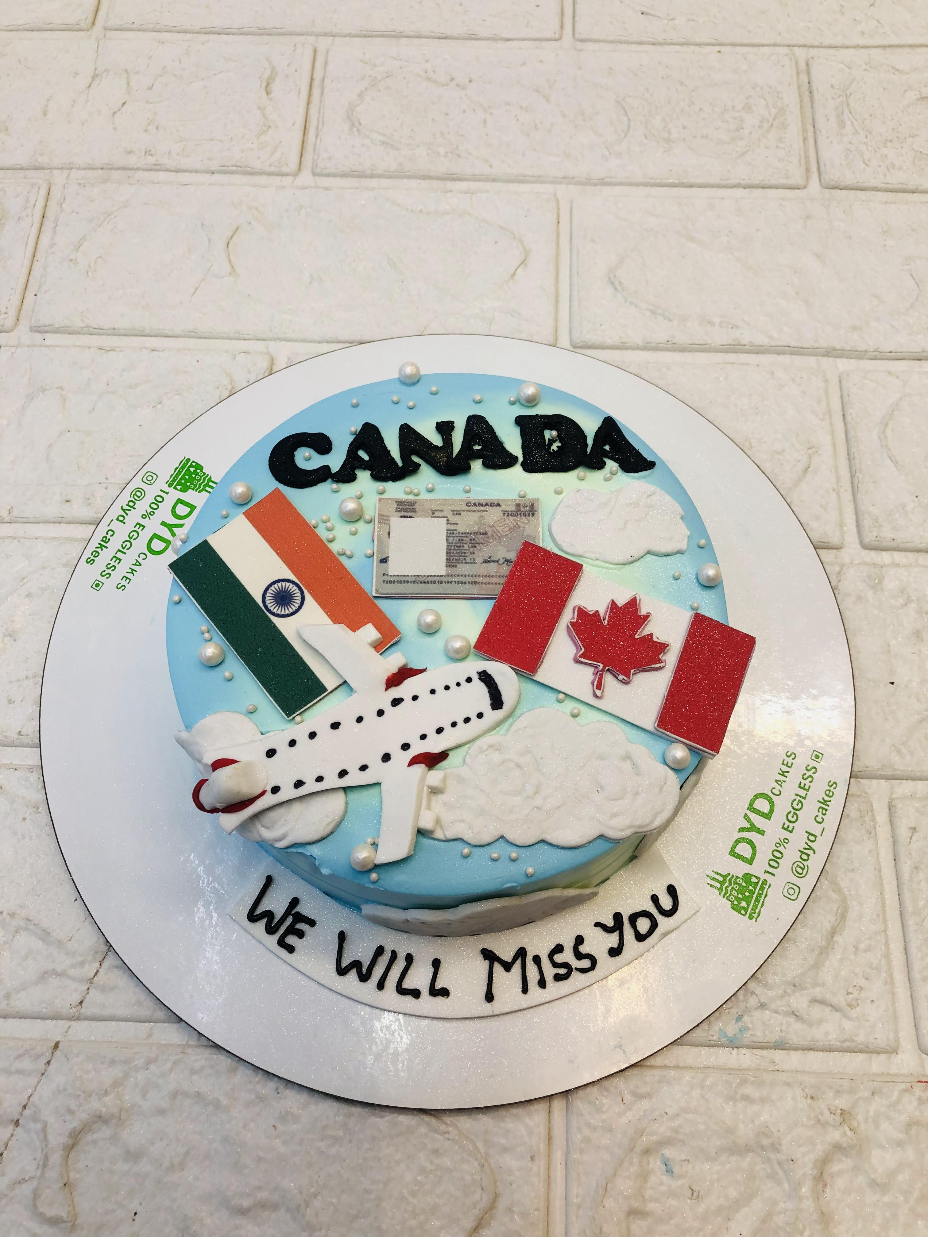 Canada Settle Theme Cake