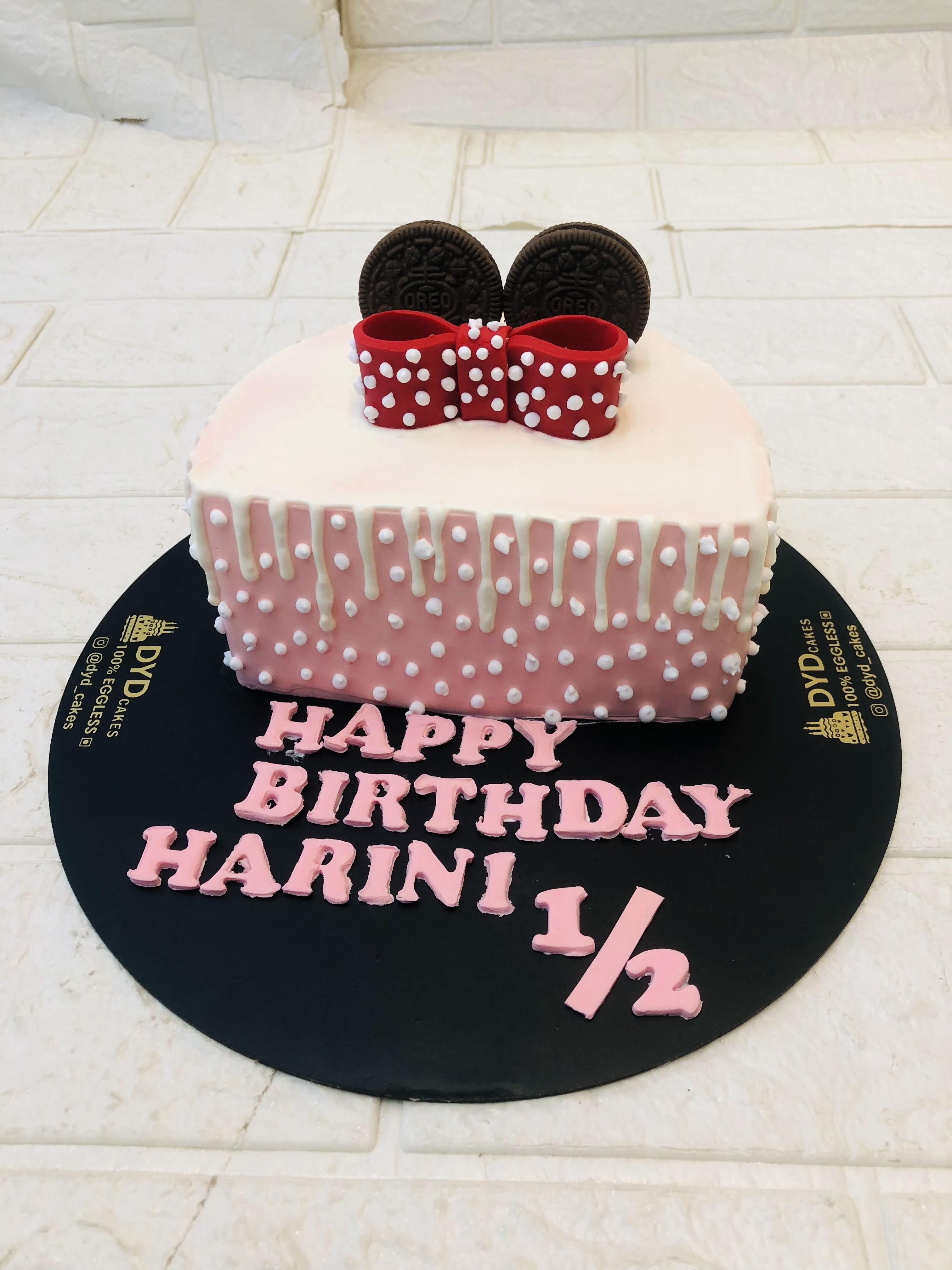 Sweet Baby Girl Birthday Cake 2