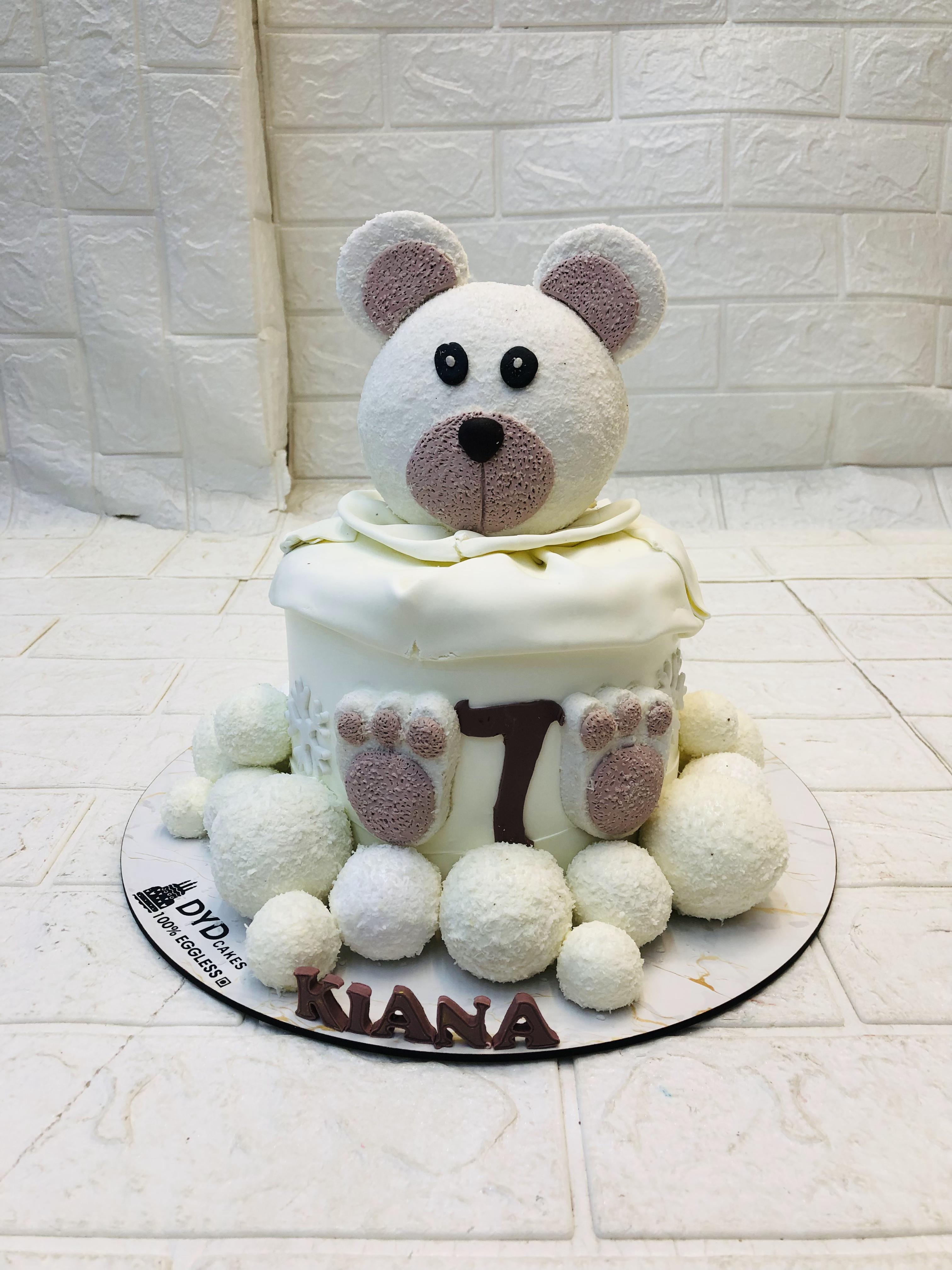 Teddy Bear Shape Cake