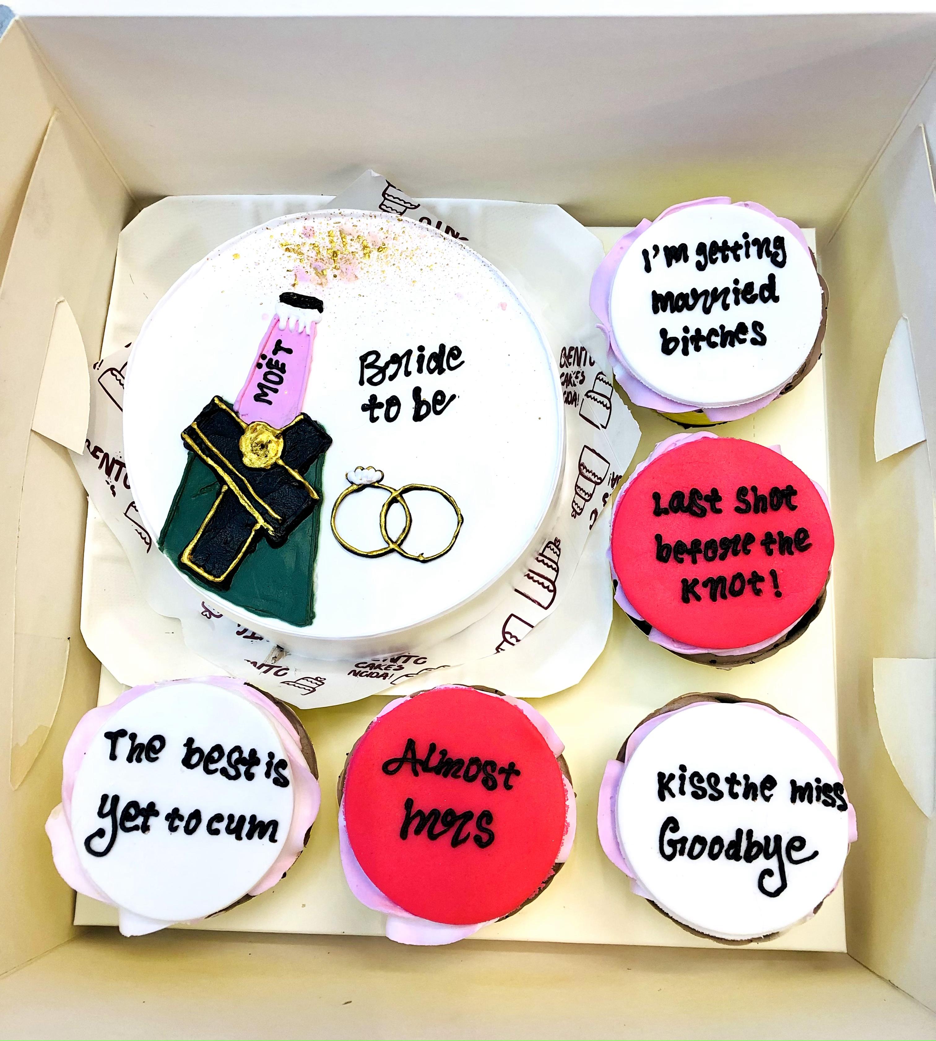 Bride To Be Theme combo Cake