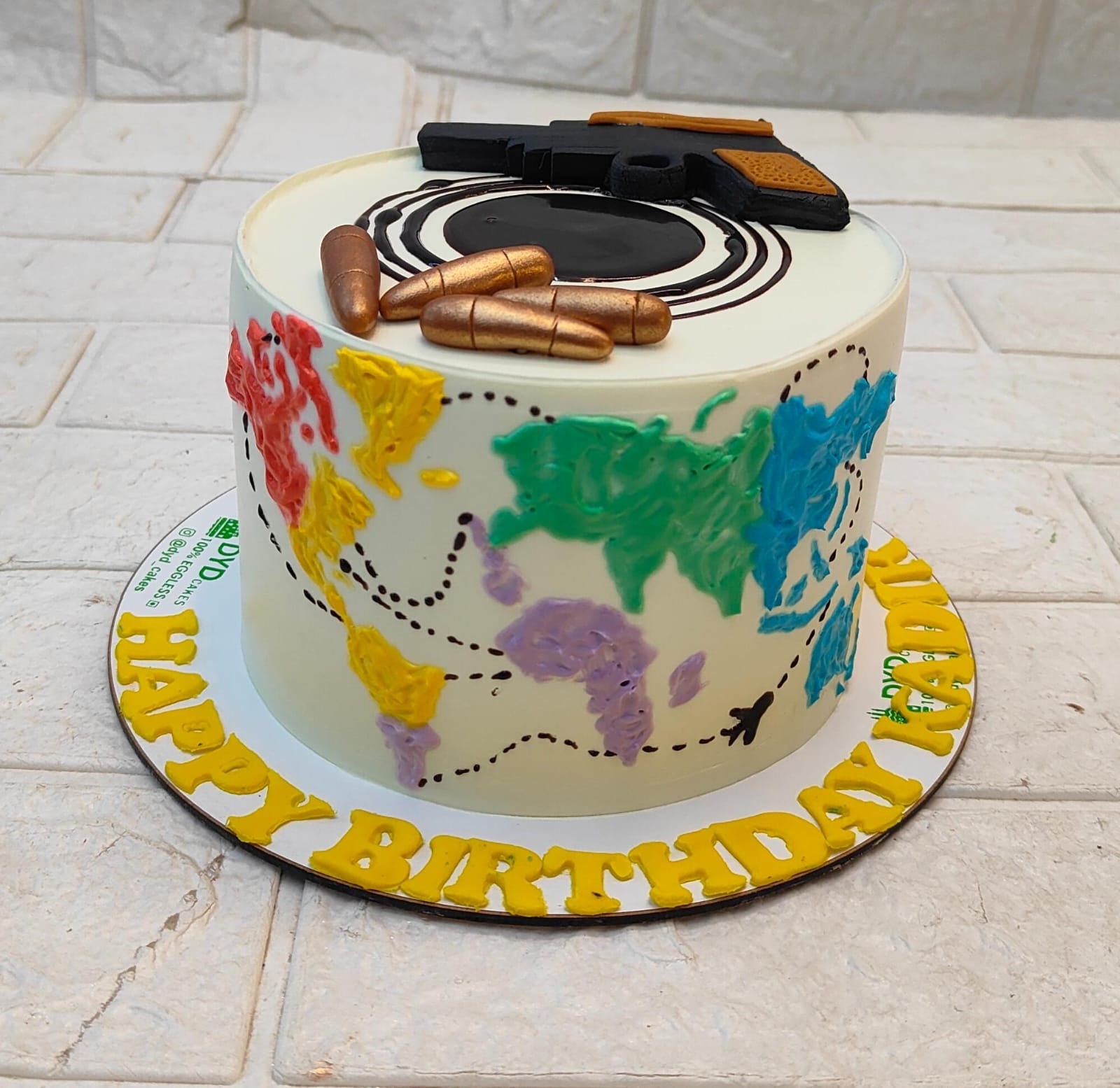 Gun With Bullet's Cake 2