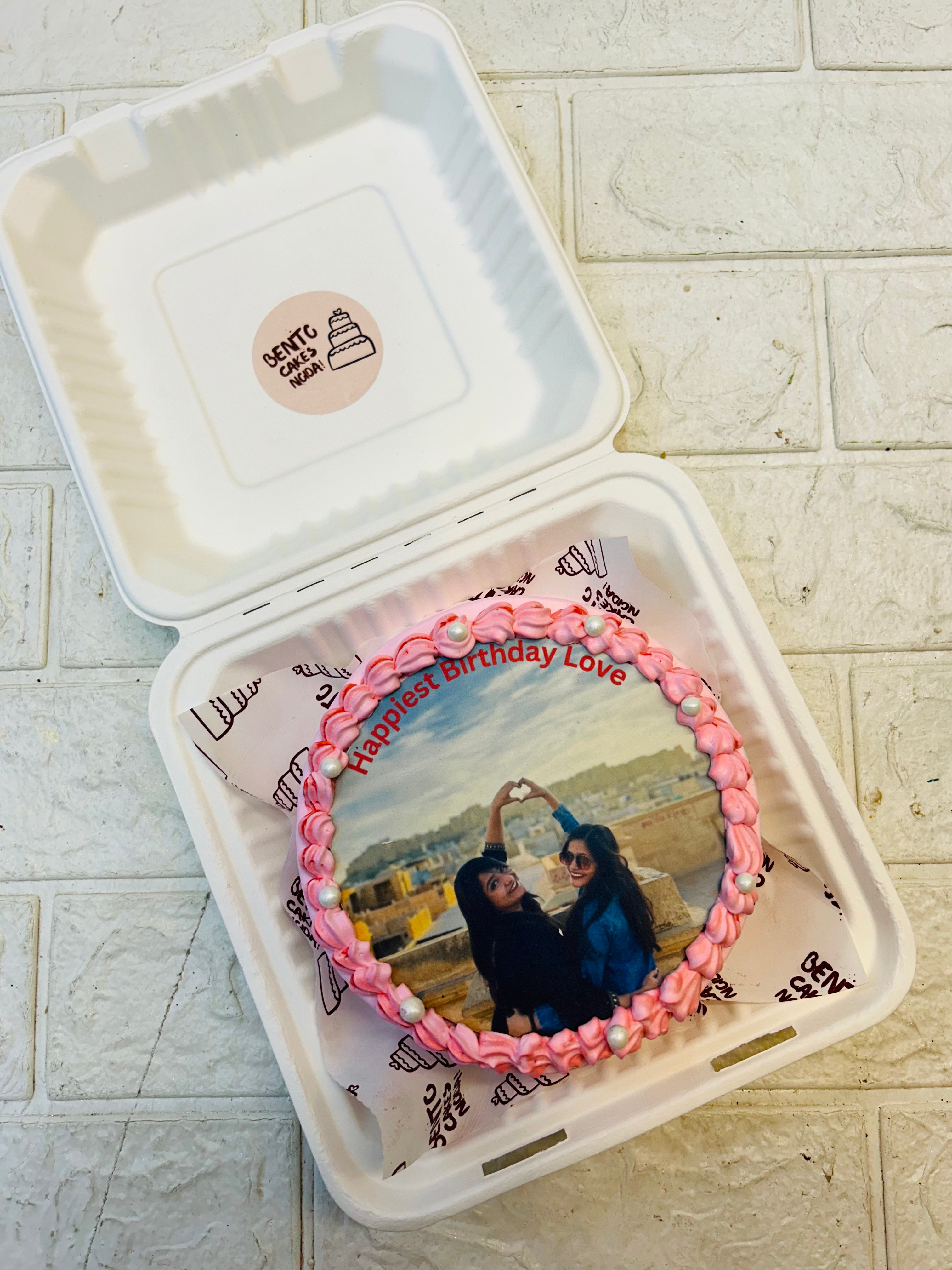 Girls Photo Bento Cake