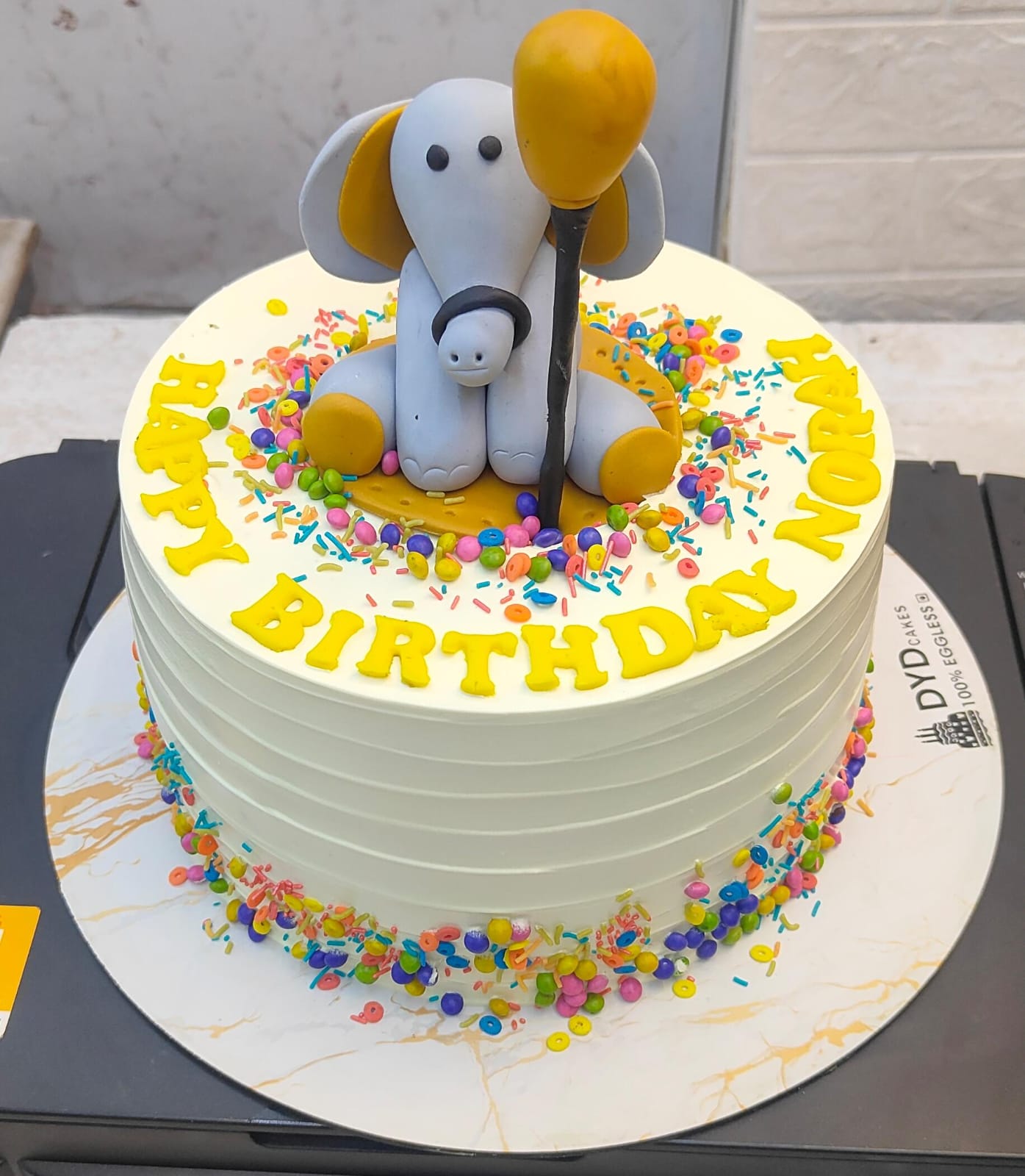 Elephant Balloon Cake