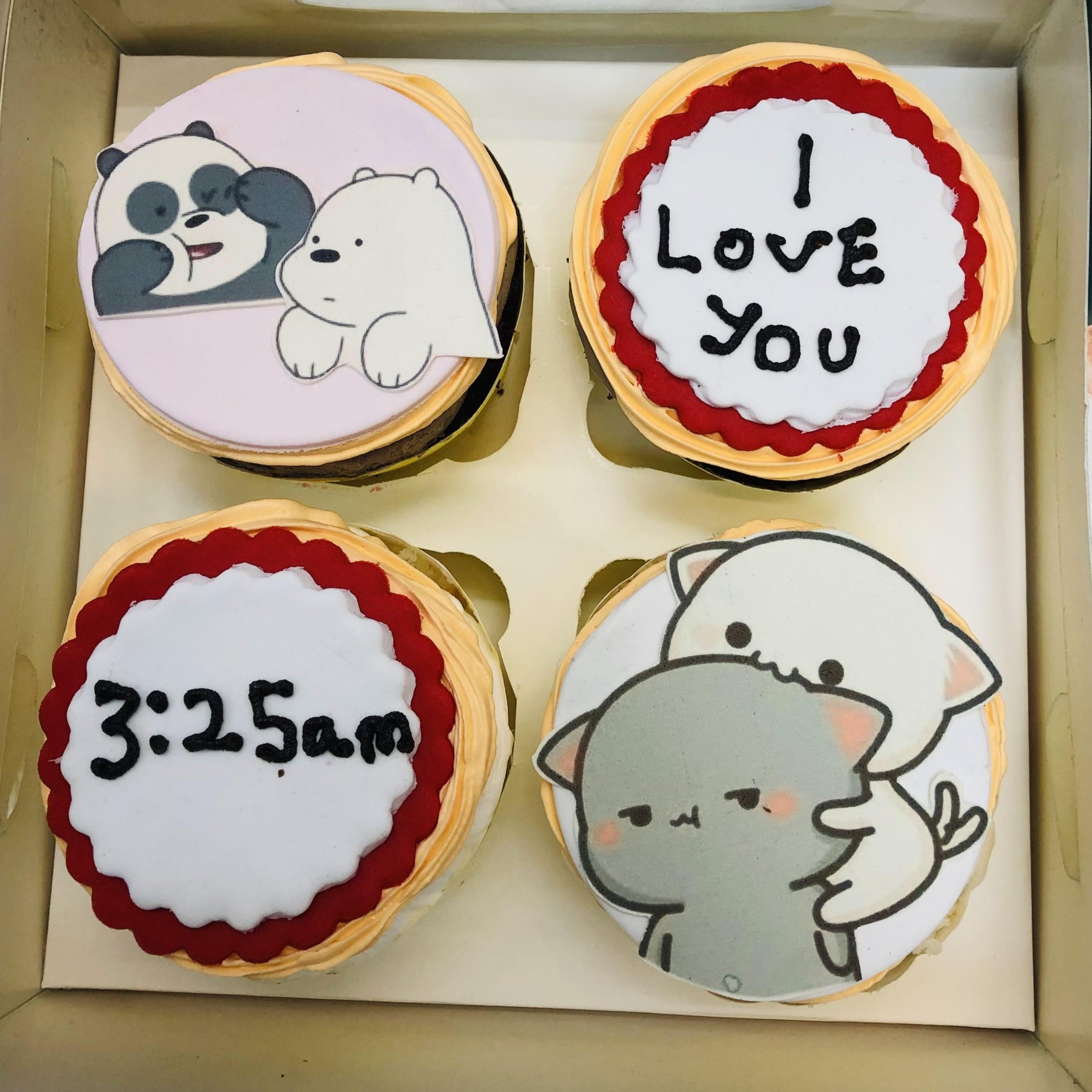 Bubu Dudu Love Cupcakes Set