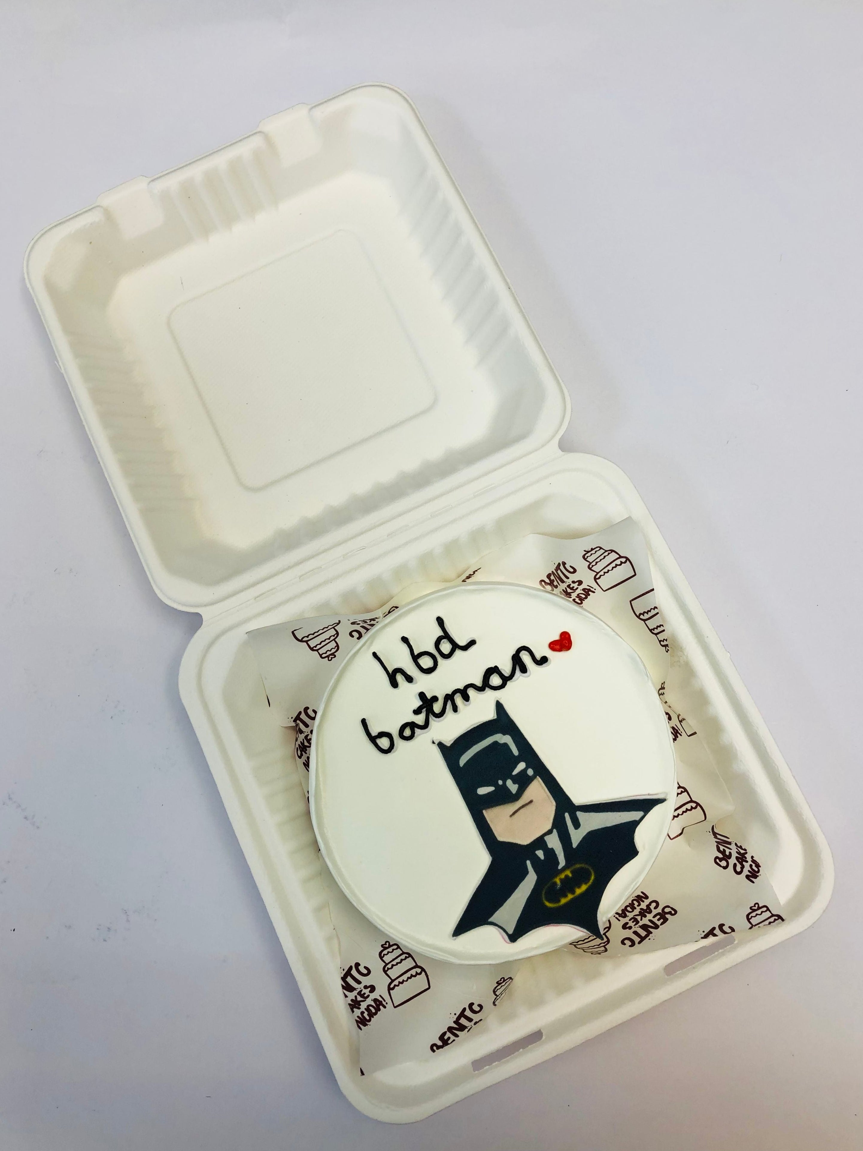 Batman Theme B'day Bento Cake