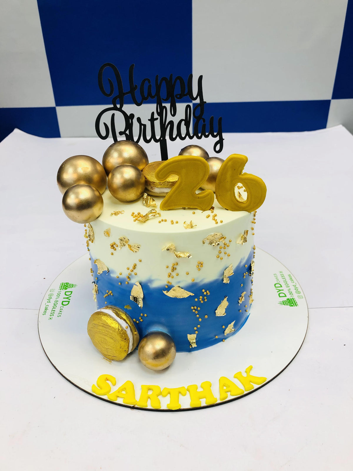 Blue Ombre Cake