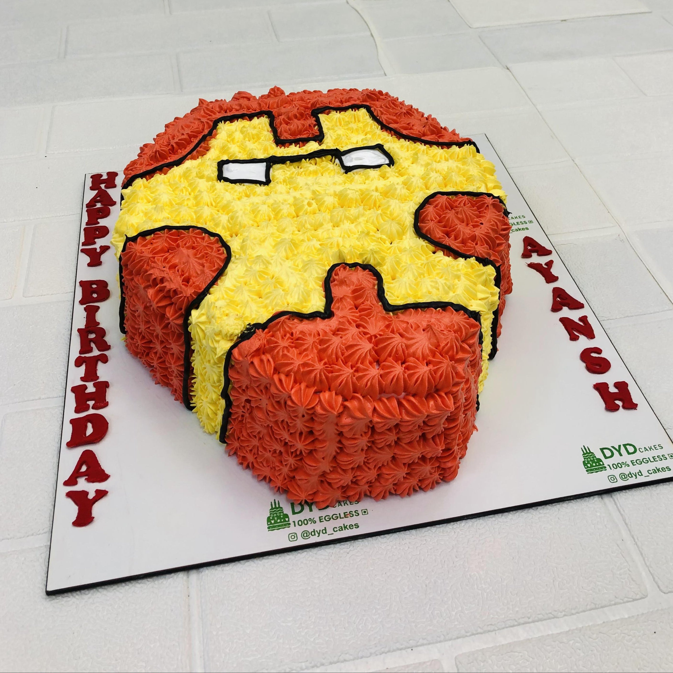 Iron Man Birthday Cake