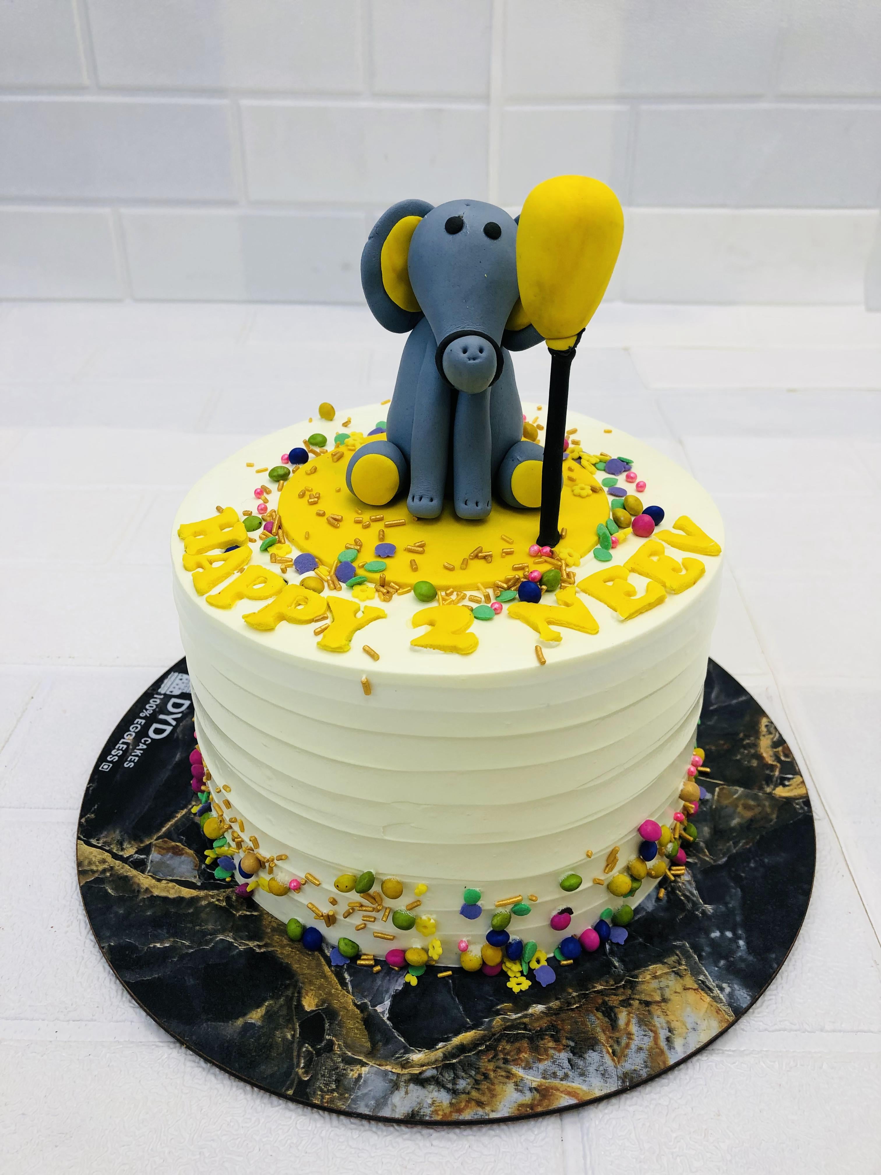 Elephant Birthday Cake