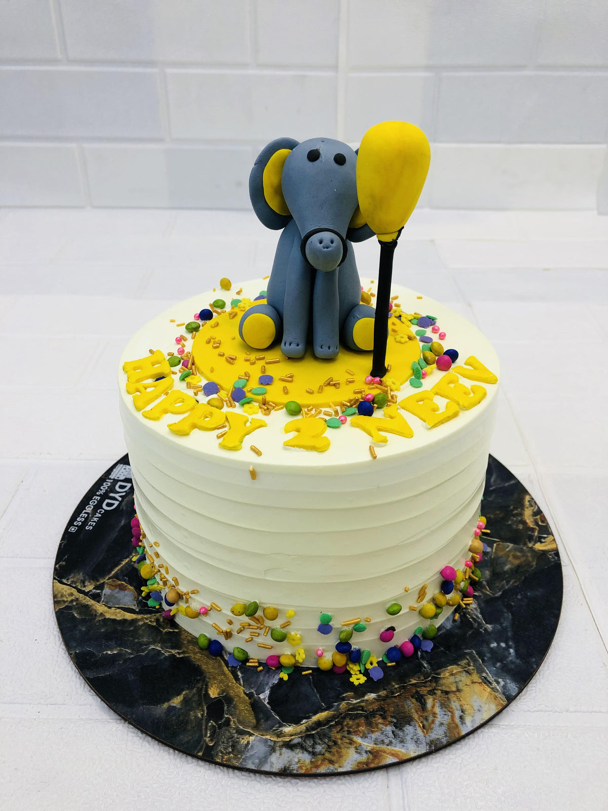 Elephant Birthday Cake