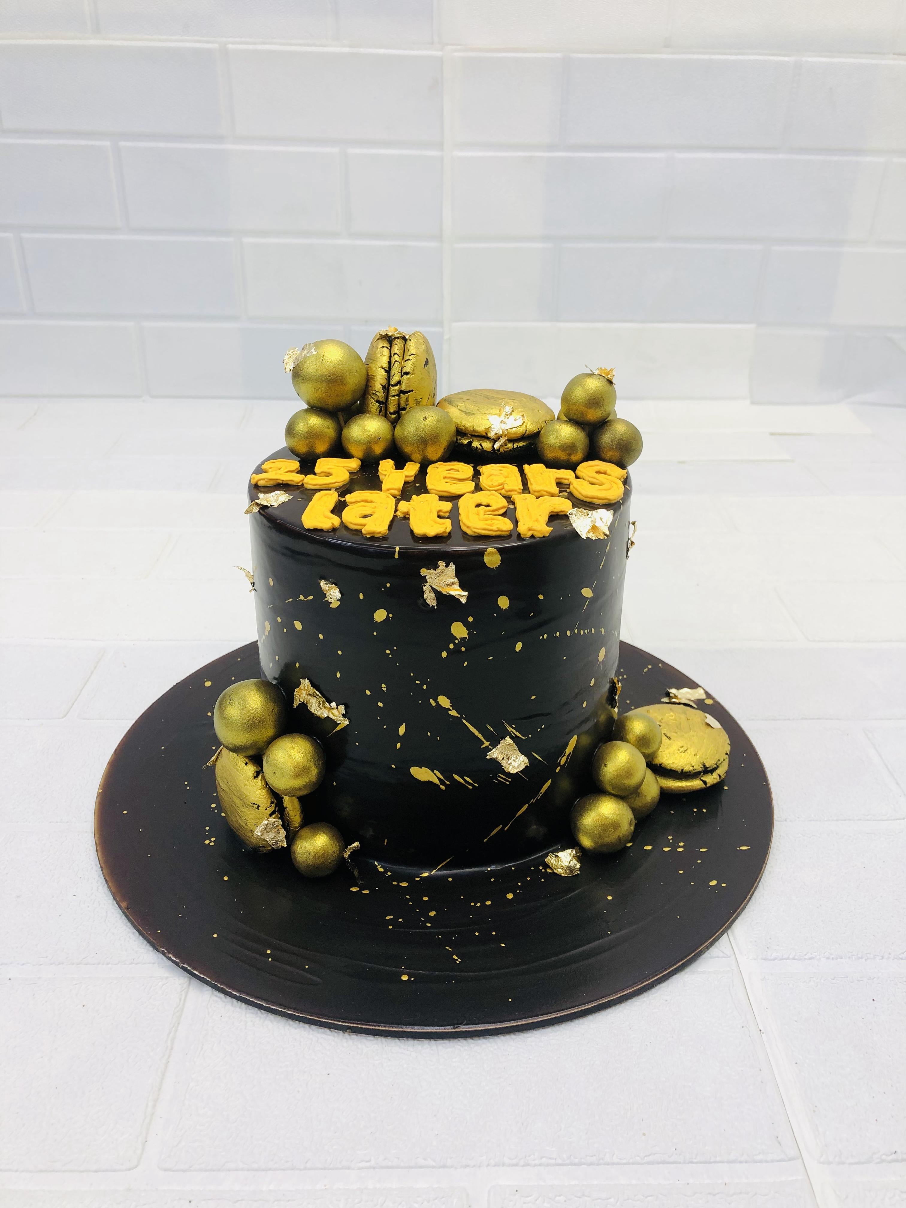 Black Gold Cake