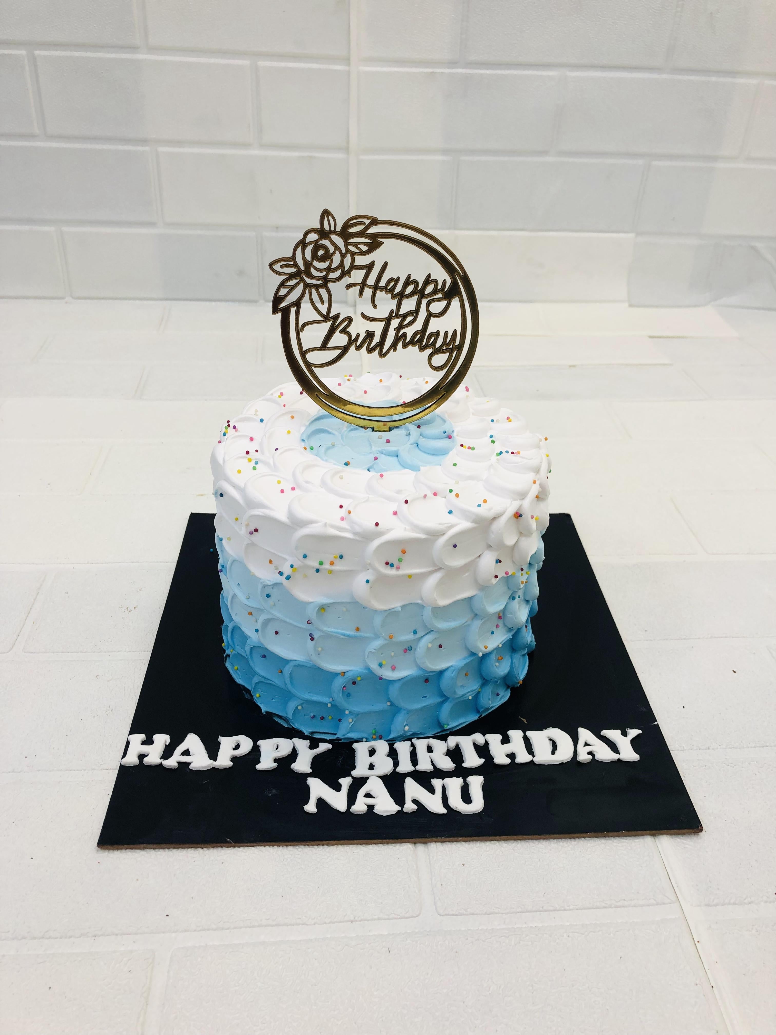 Flower Cut Cake
