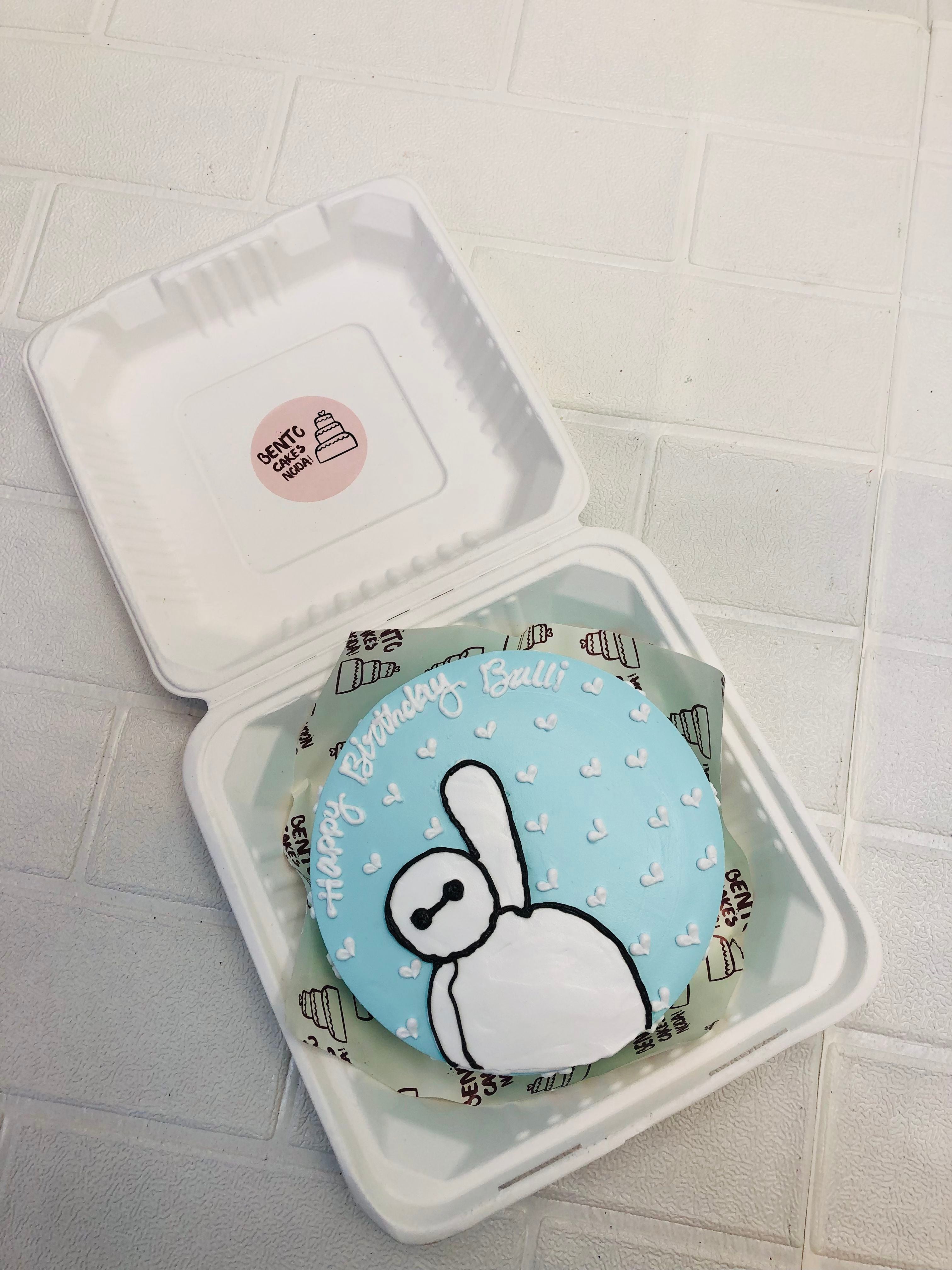 Cartoon Cat Theme Bento Cake