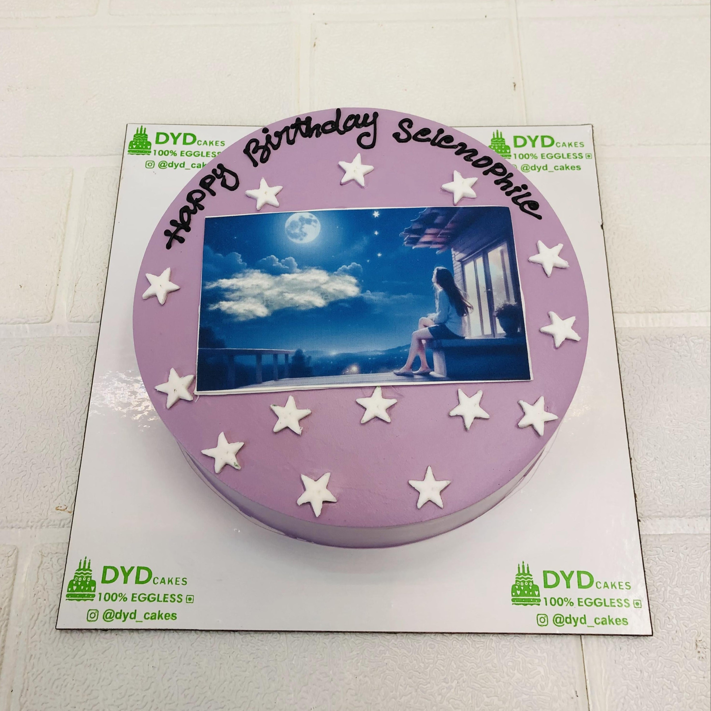 Night View Theme Cake