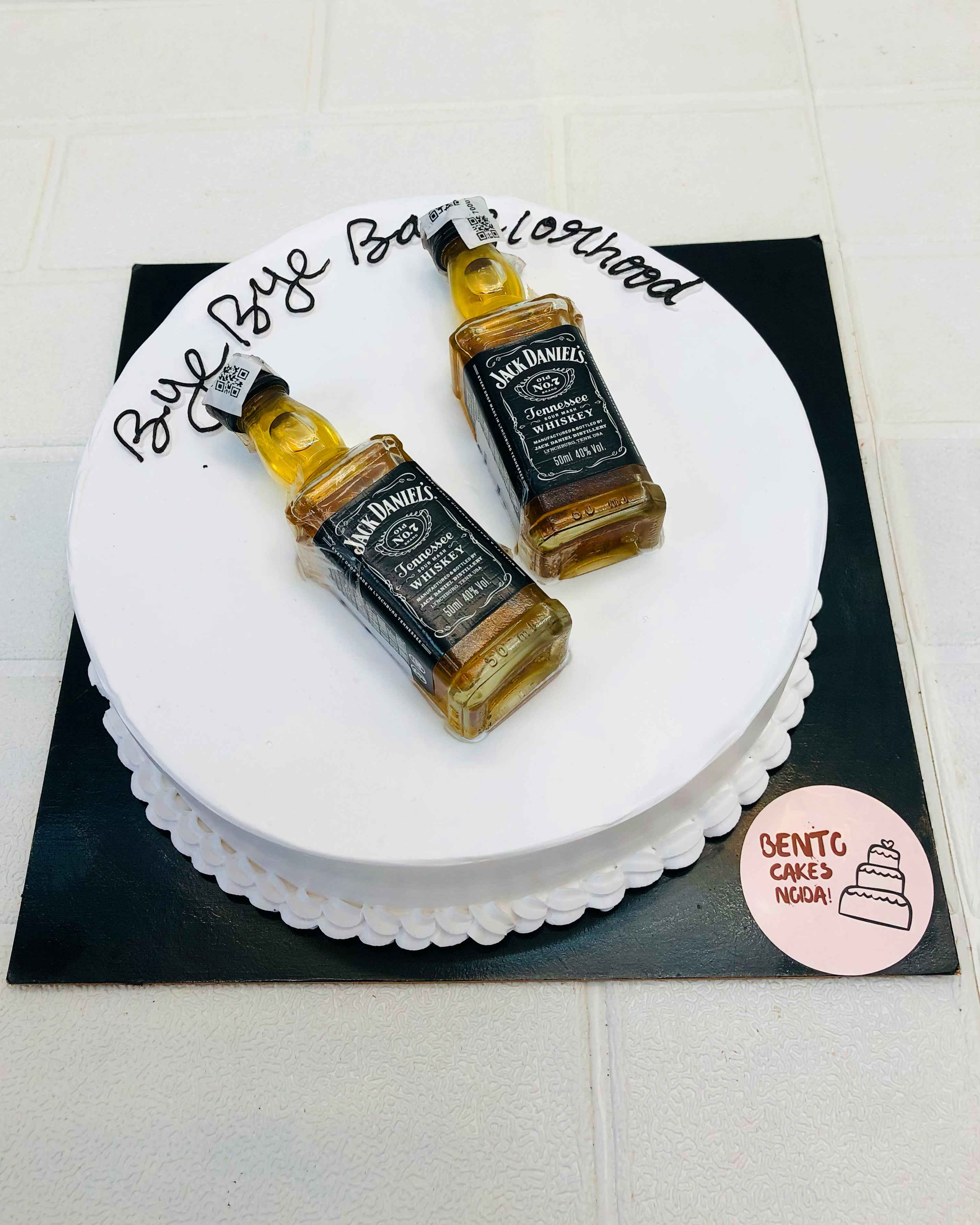 Barrel Alcohol White Cake