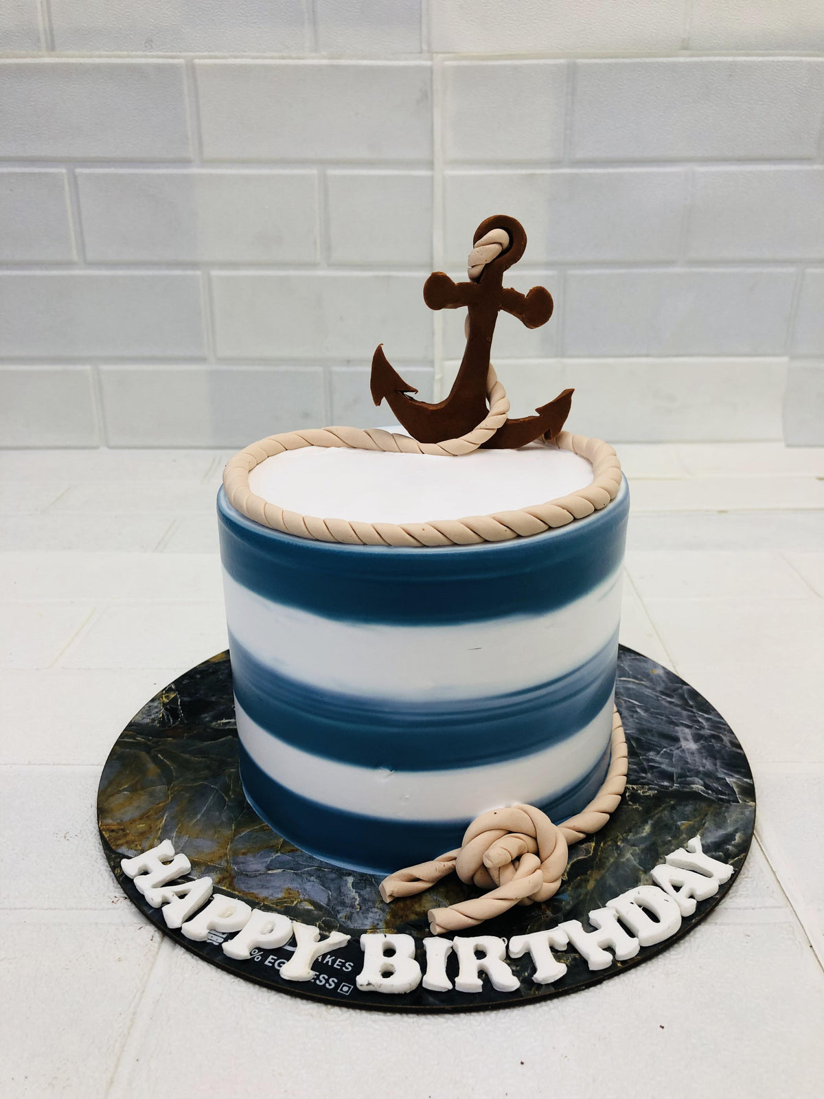 Anchor Theme Cake