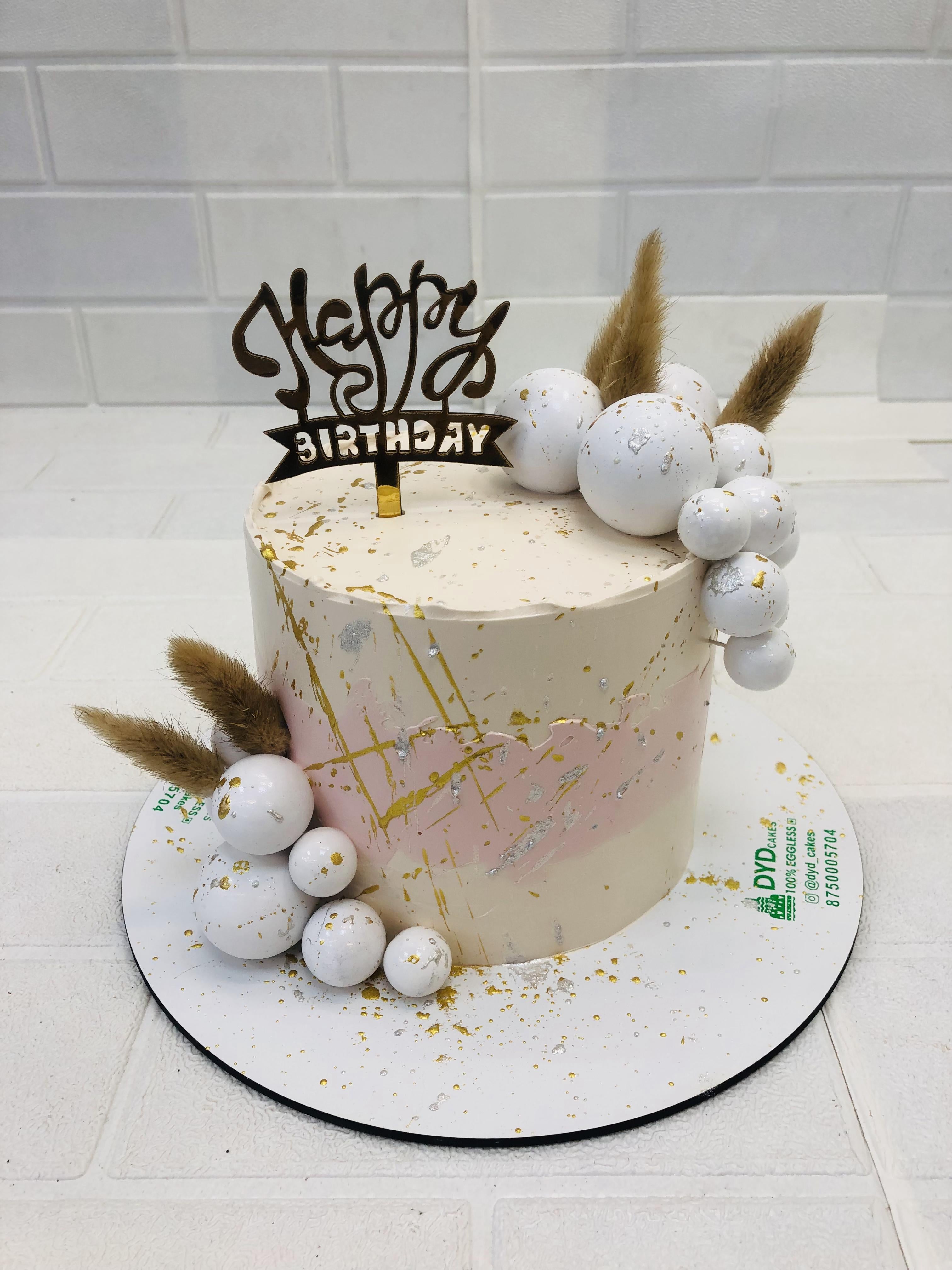 Aesthetic Look Birthday Cake