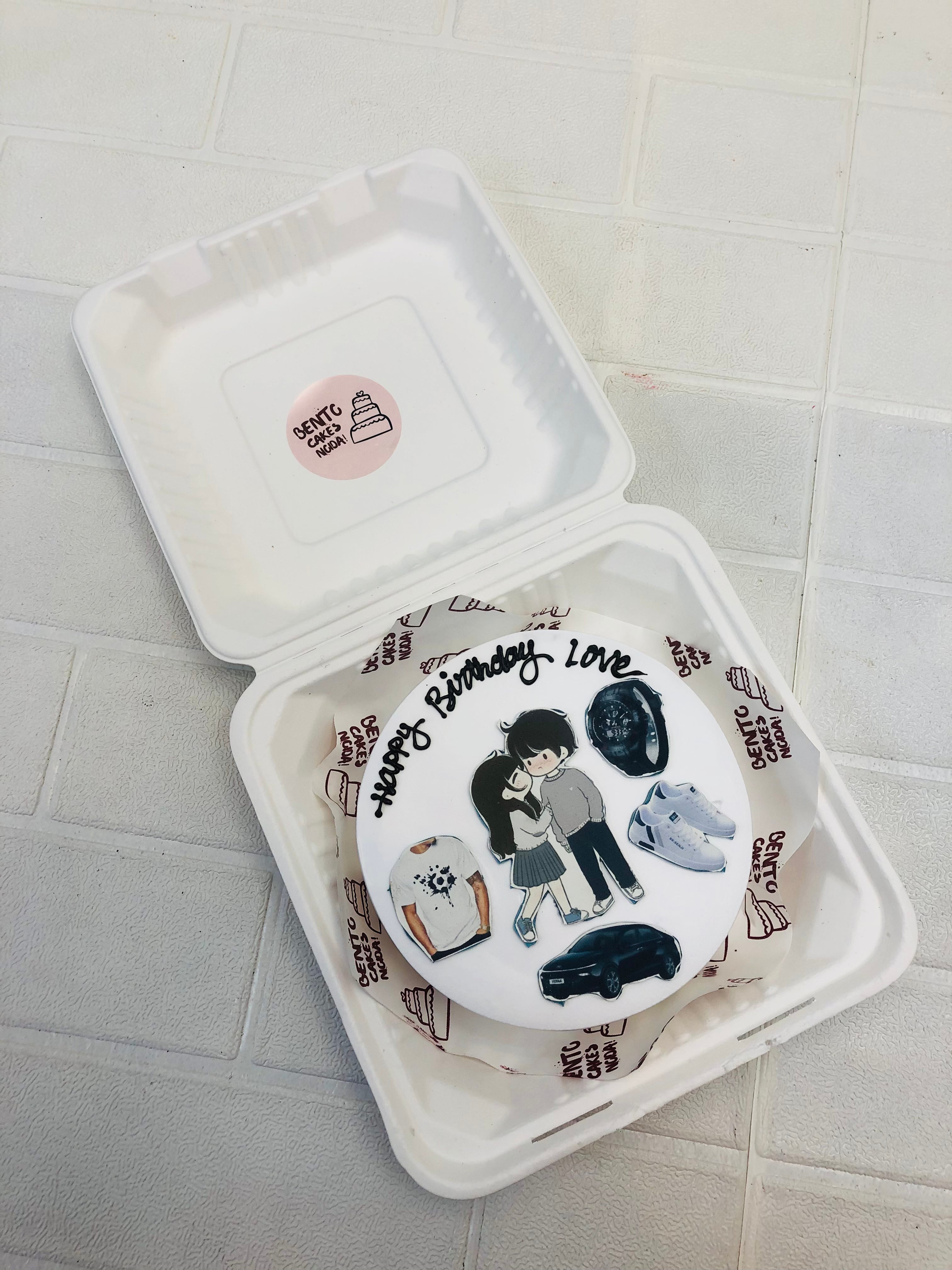 Luxurious Couple Bento Cake