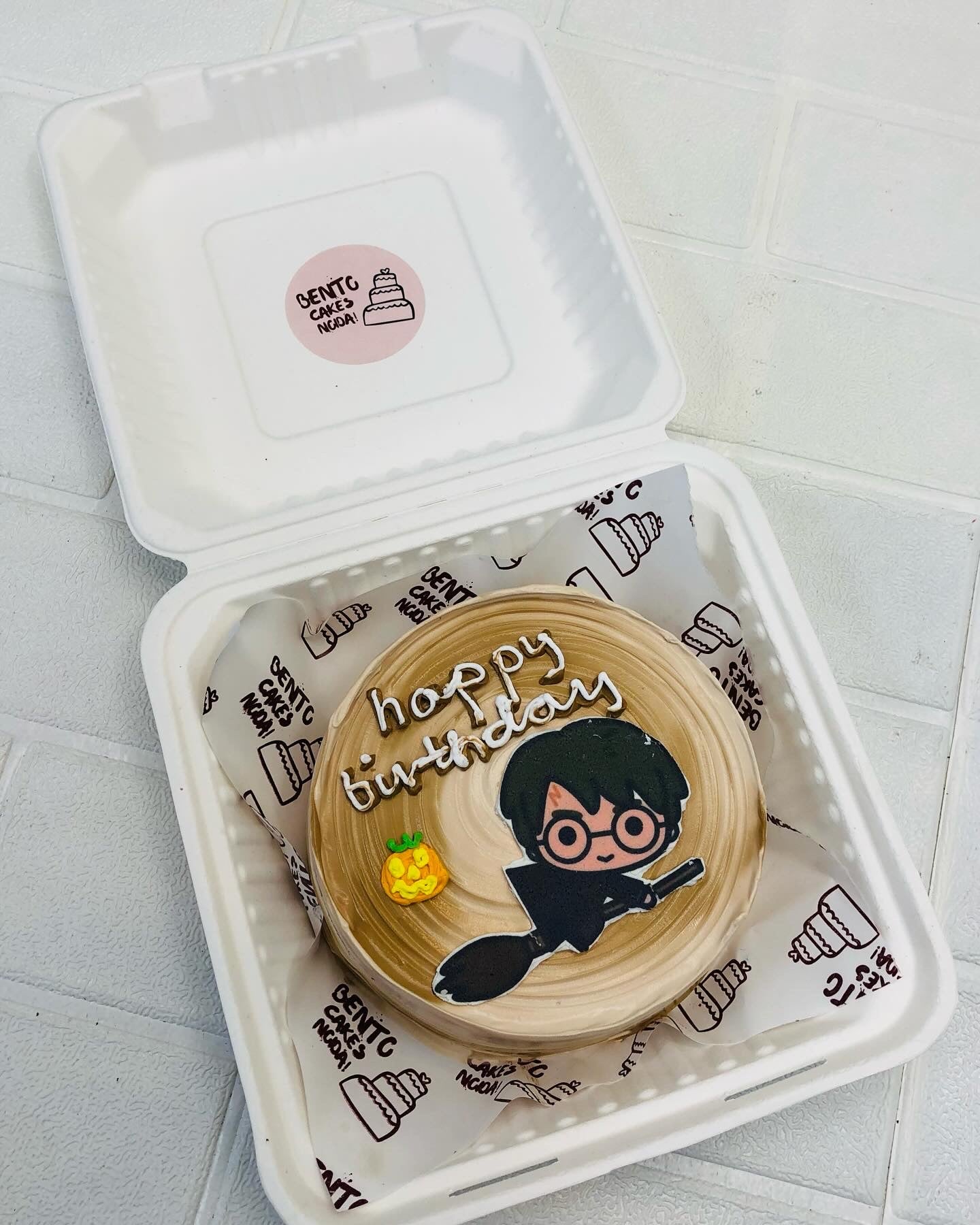 Harry Potter Theme Aesthetic Bento Cake