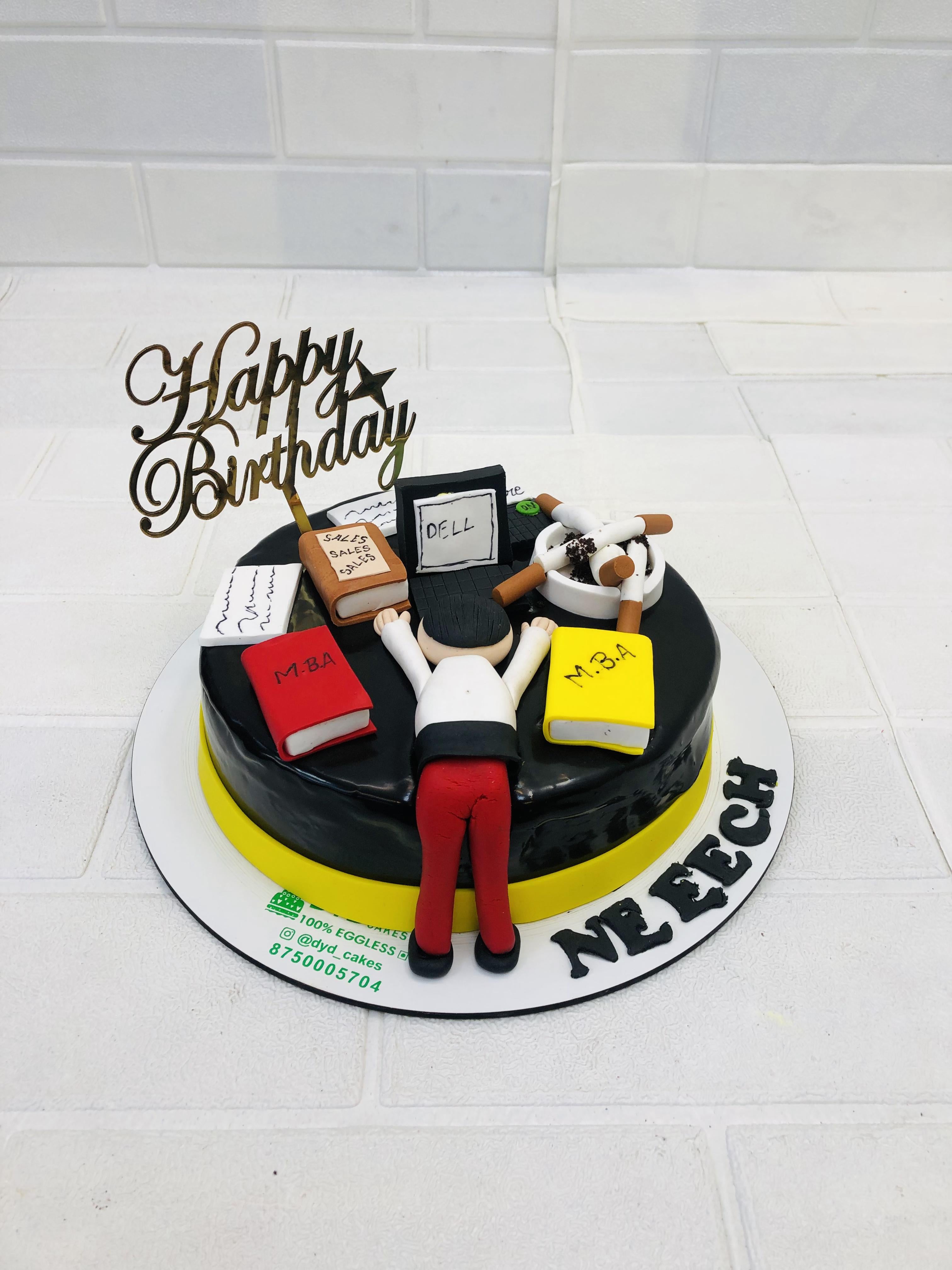 CA Theme Chocolate Cake