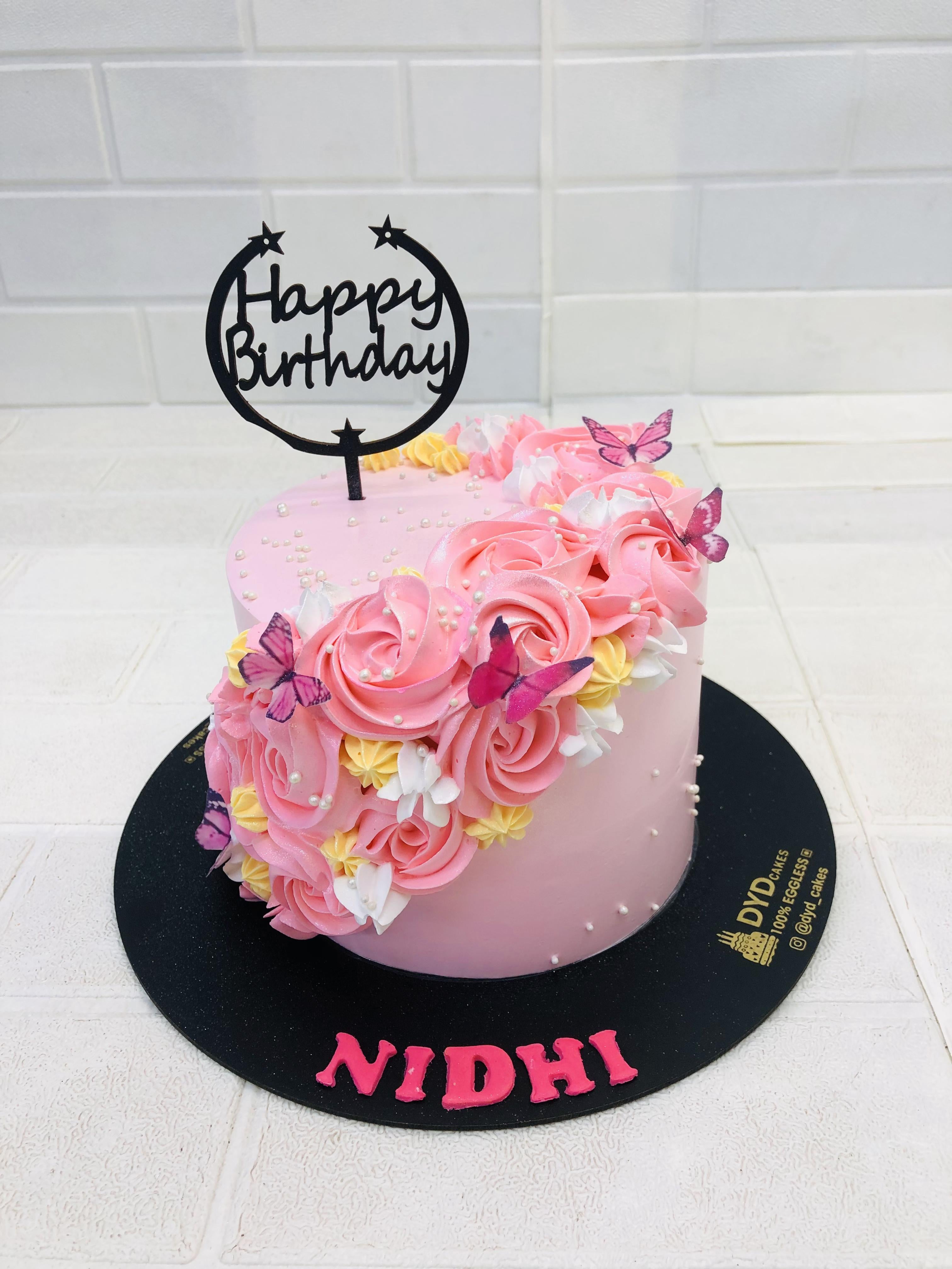 Tall Pine Color Birthday Cake