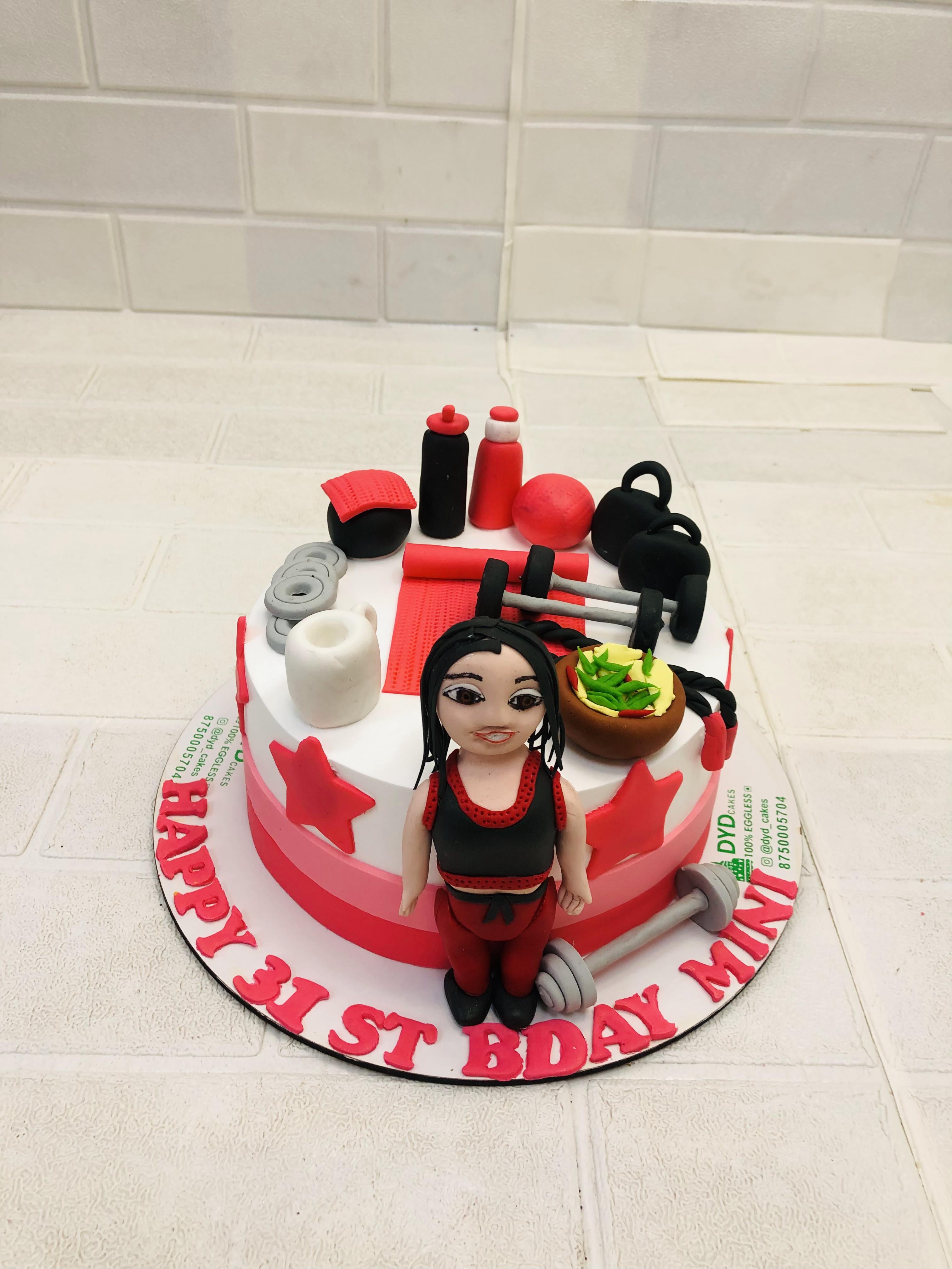 Fitness And Gym Cake