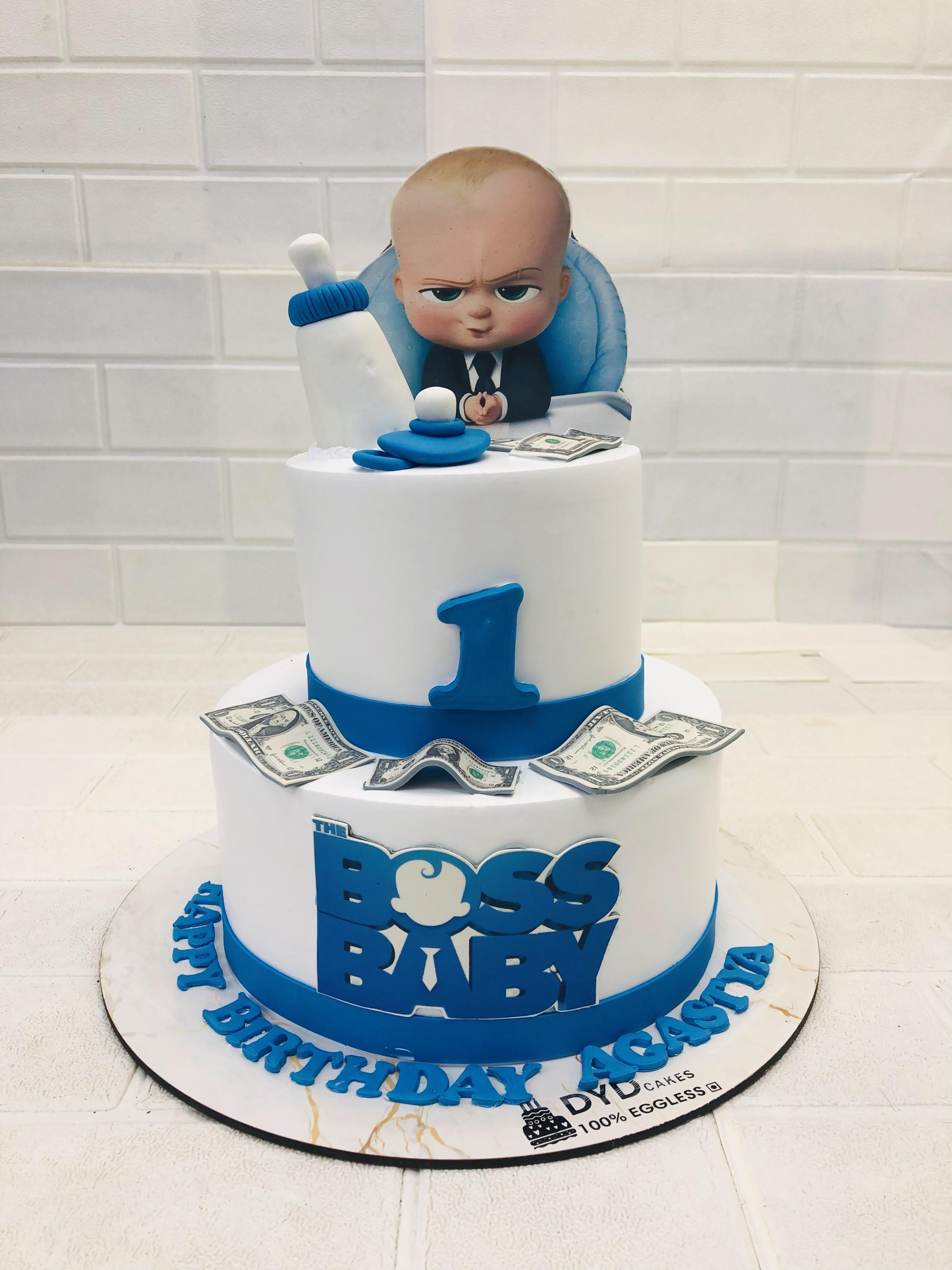 Boss Baby Fondant Cake