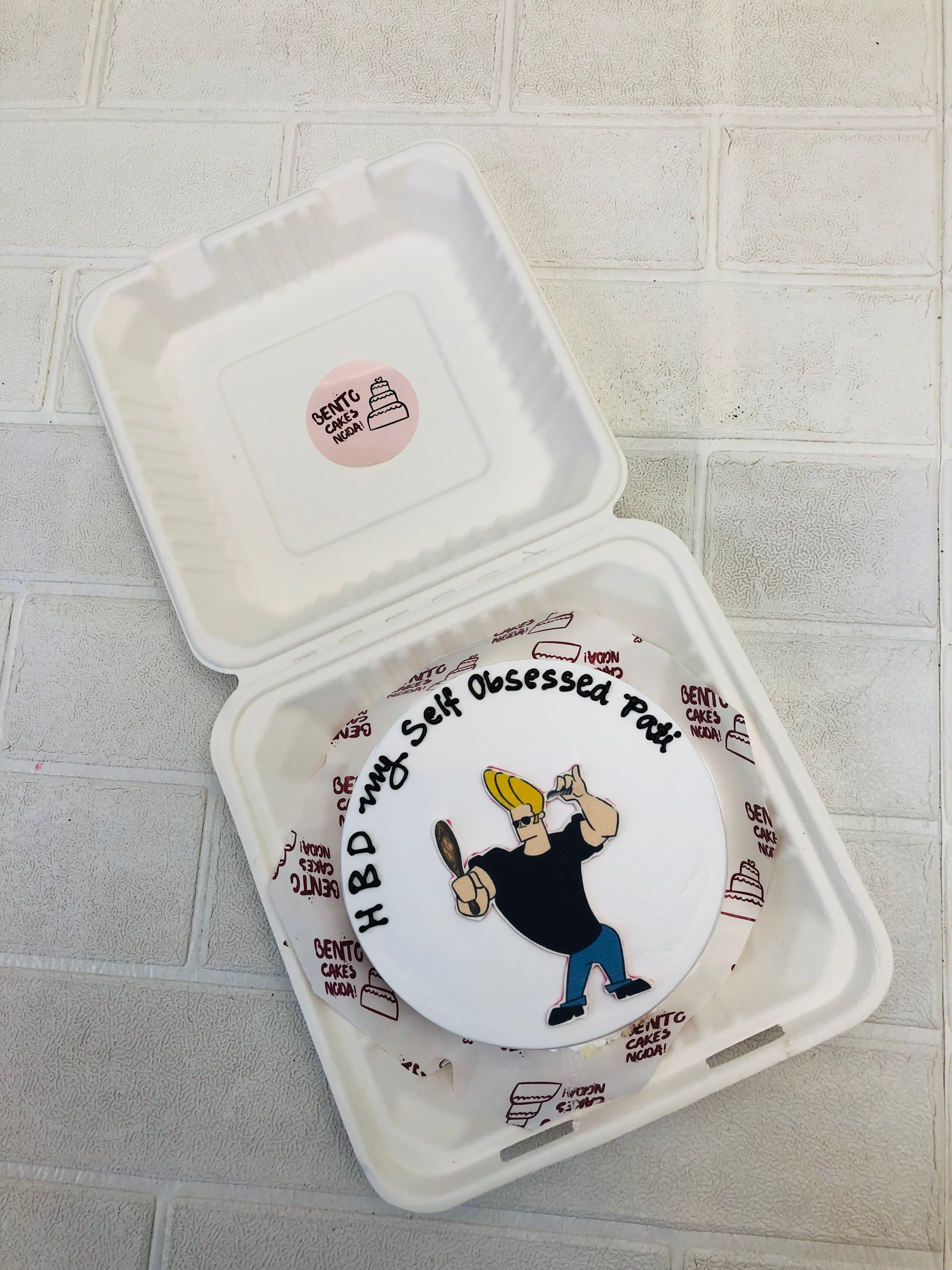 Johnny Bravo Theme Bento Cake