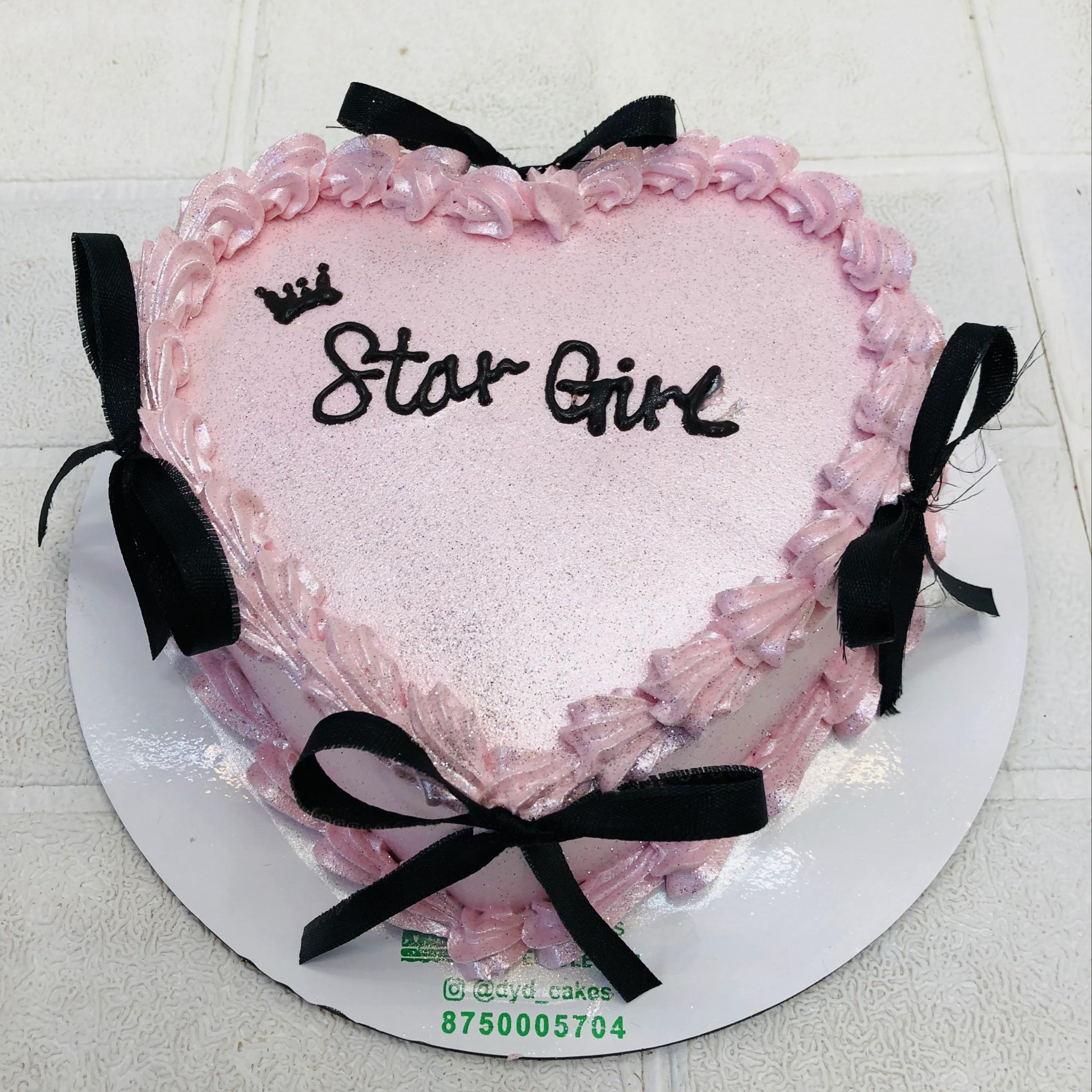 Star Girl Pink Cake