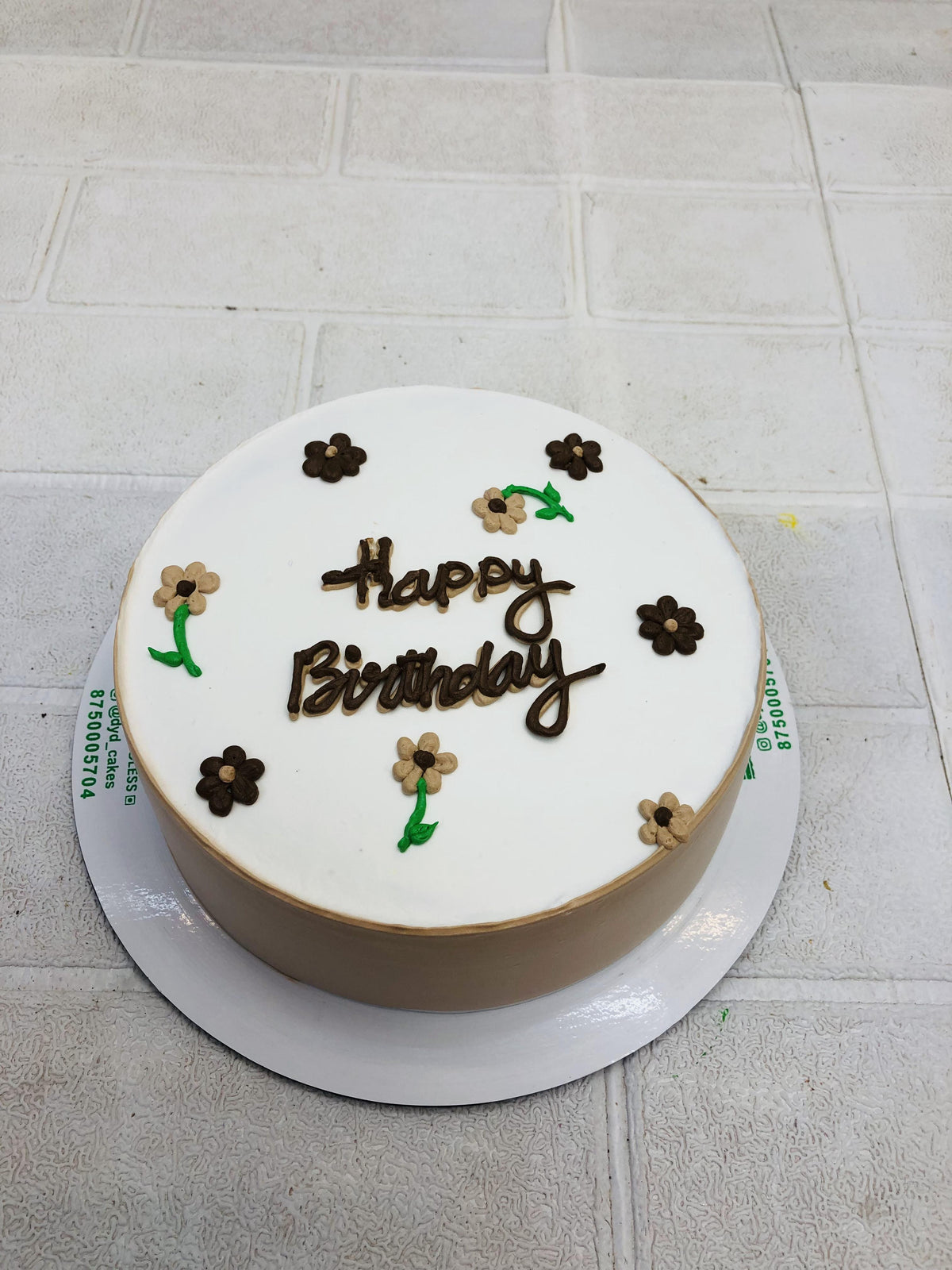 Basic Flowers Cake