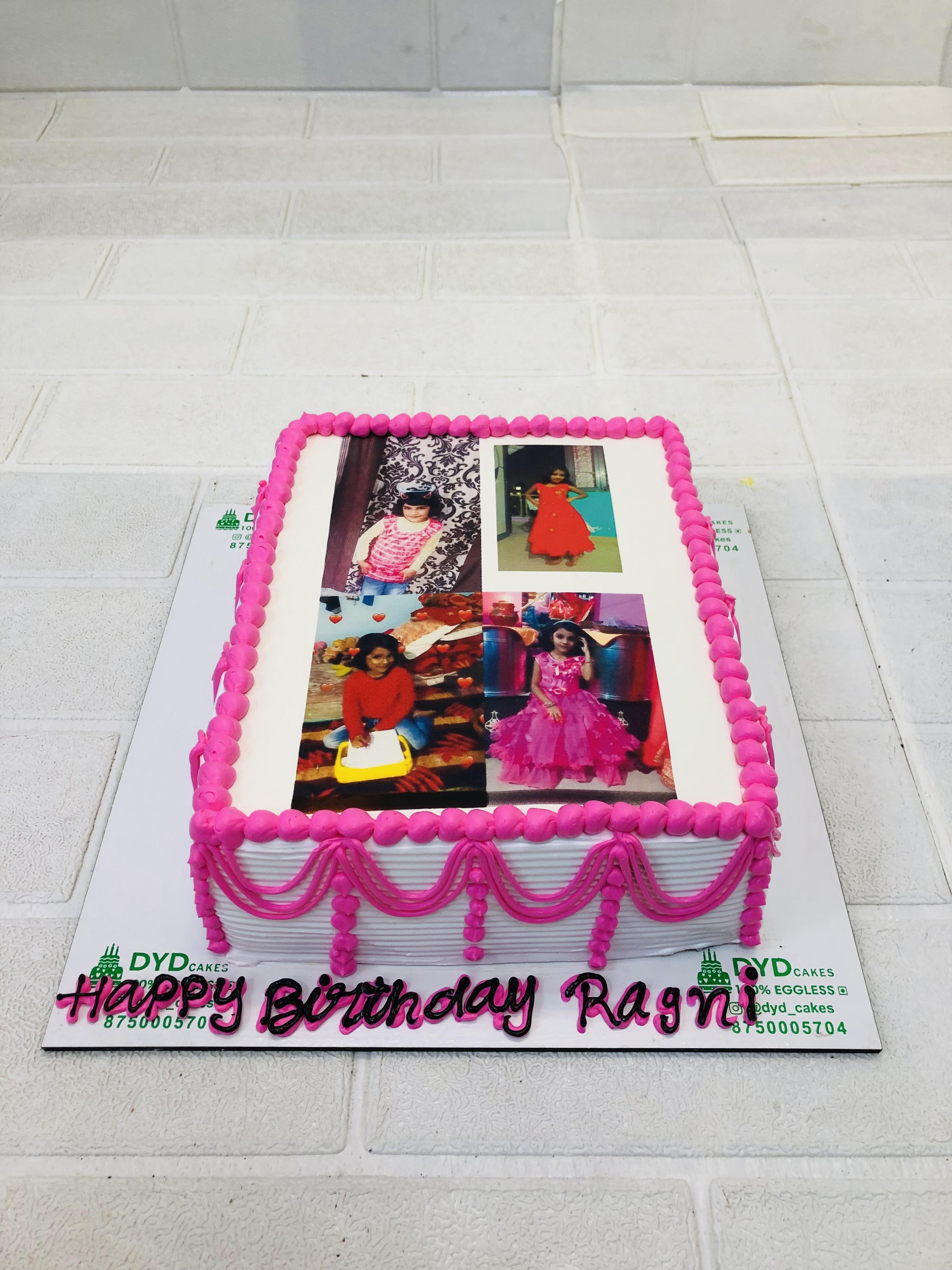 Top Square Photo Cake