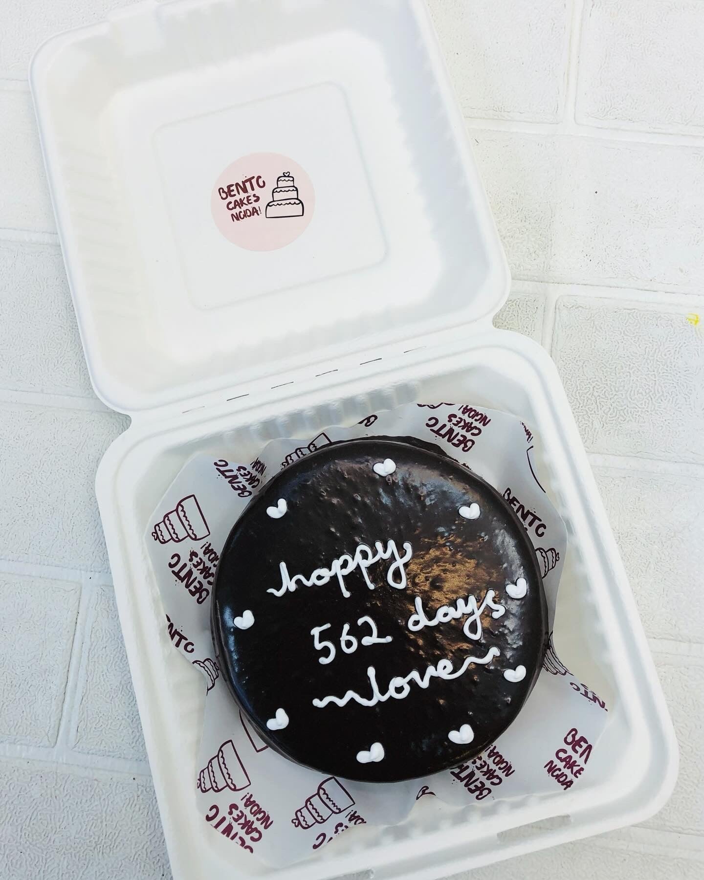 Dark Chocolate Bento Cake 2