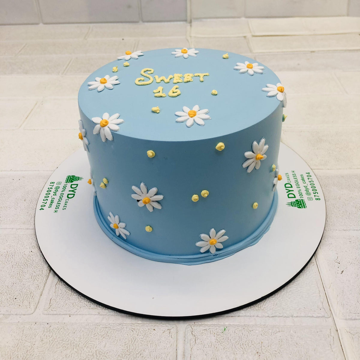 Sunflowers Theme Cake