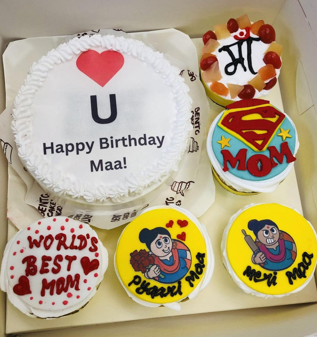Mom Theme Cupcake