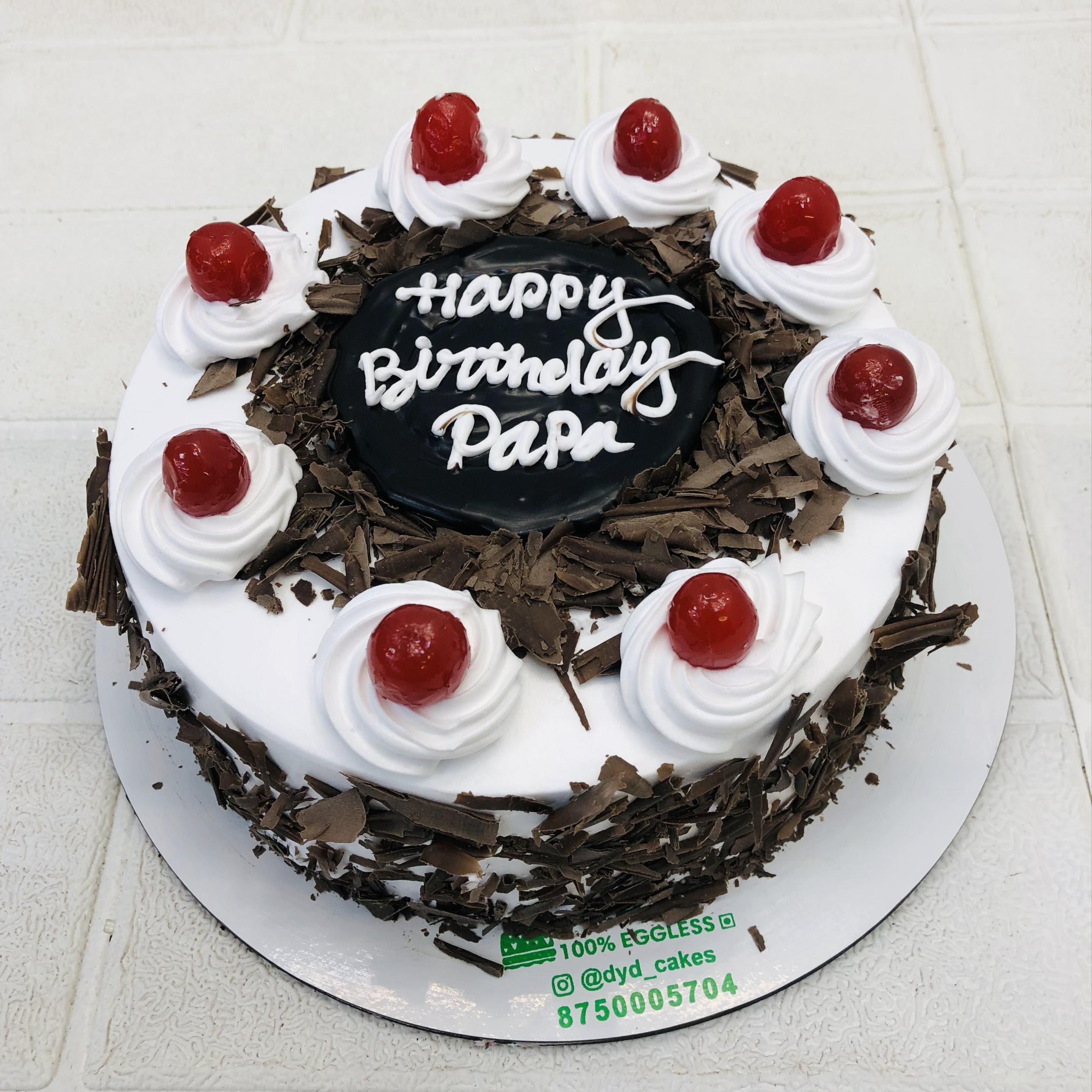 Black Forest cherry Birthday Cake