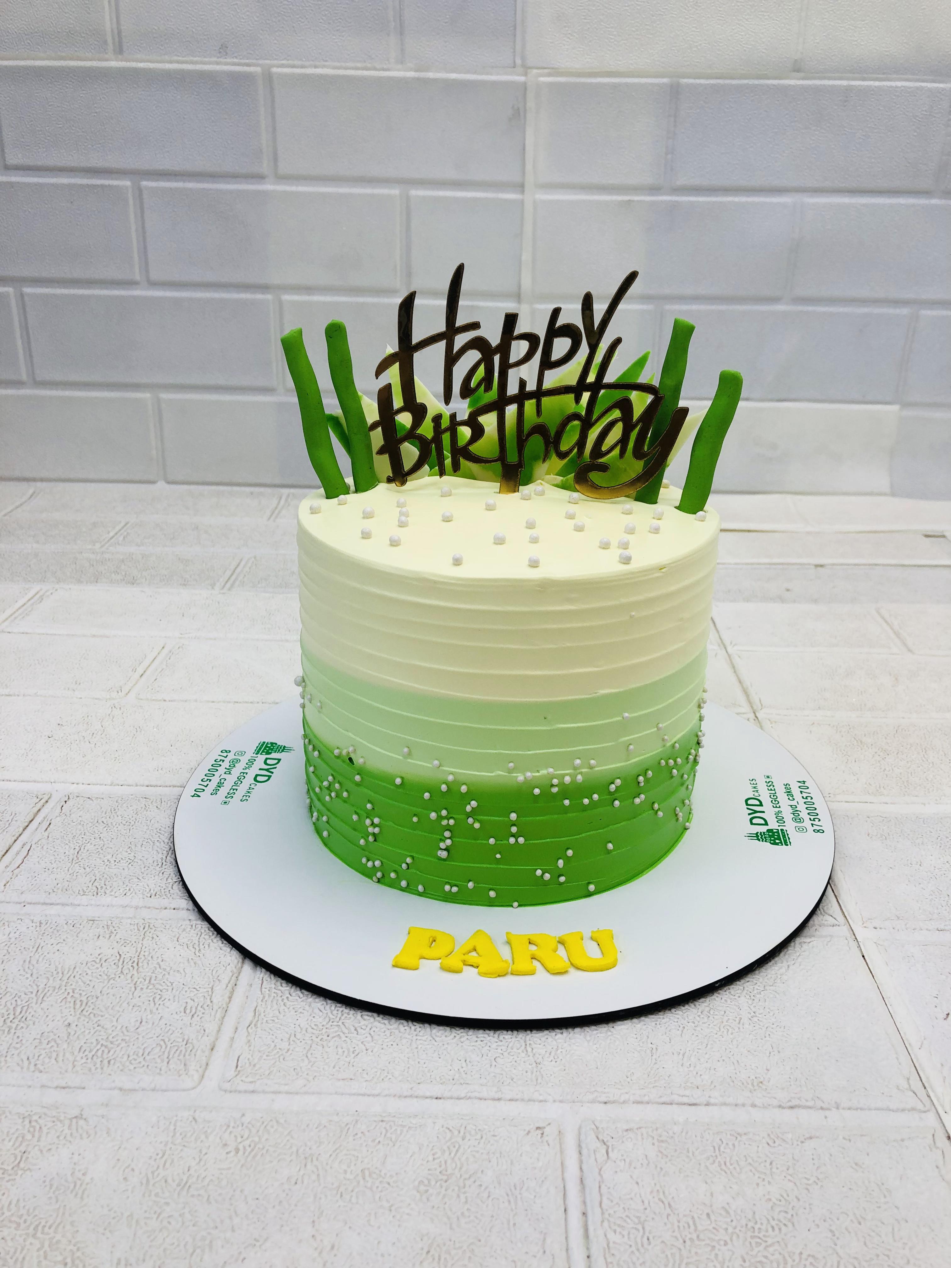 Green Palette Cake 2