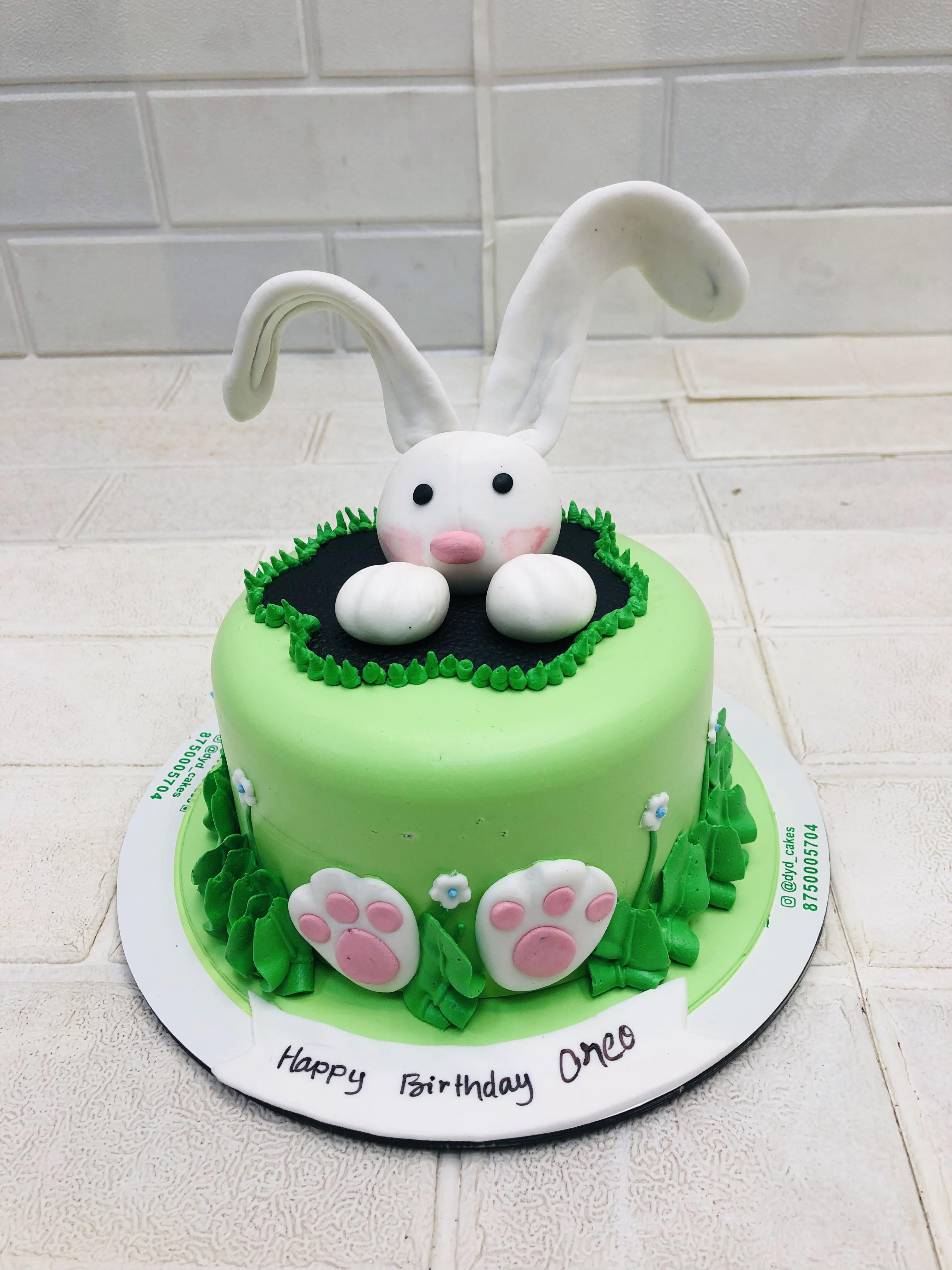 Rabbit Theme Cake 2