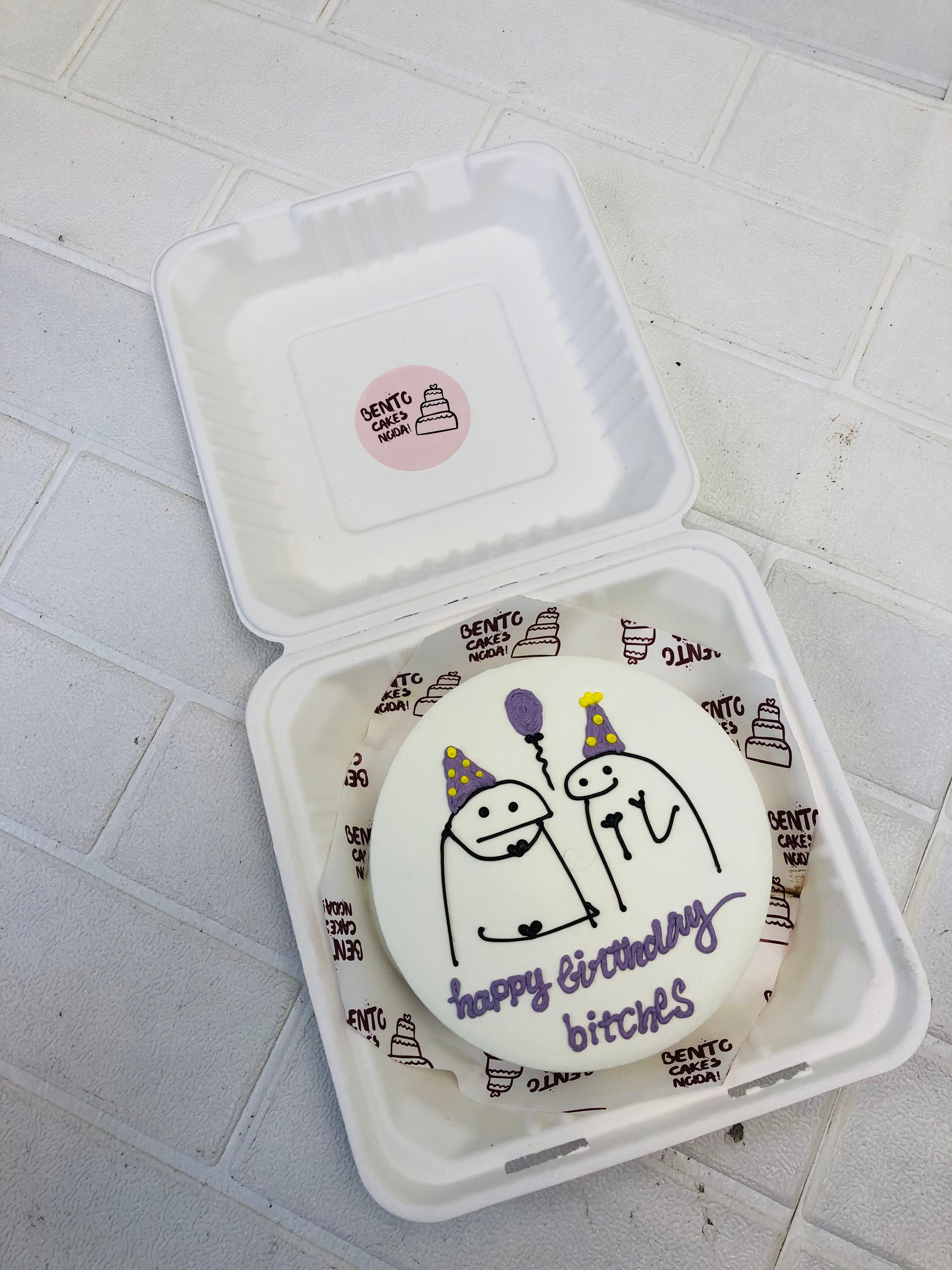 Bitches Mimi Theme Bento Cake