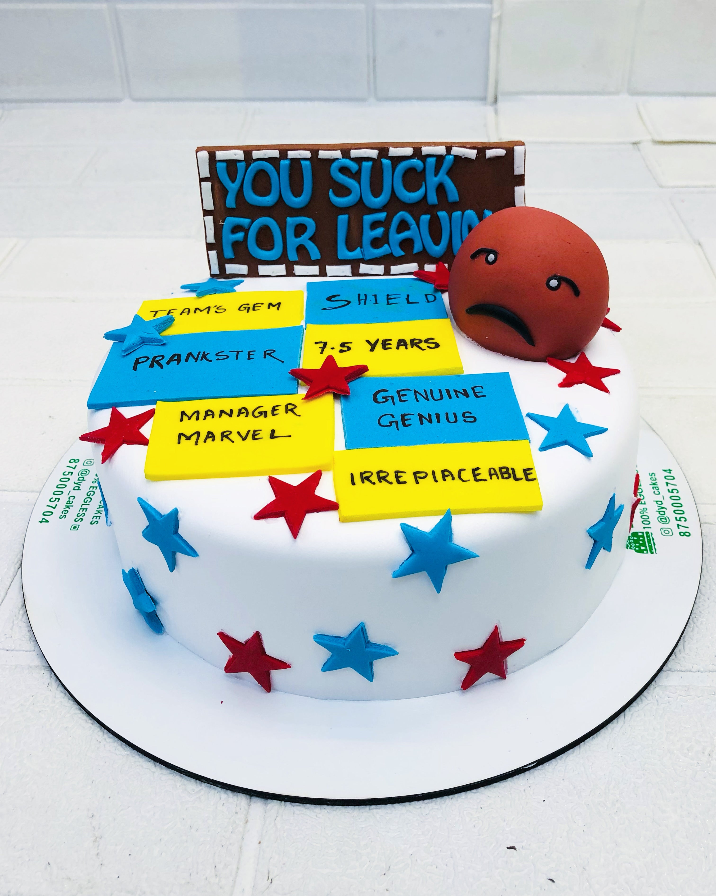 Employee Farewell Cake