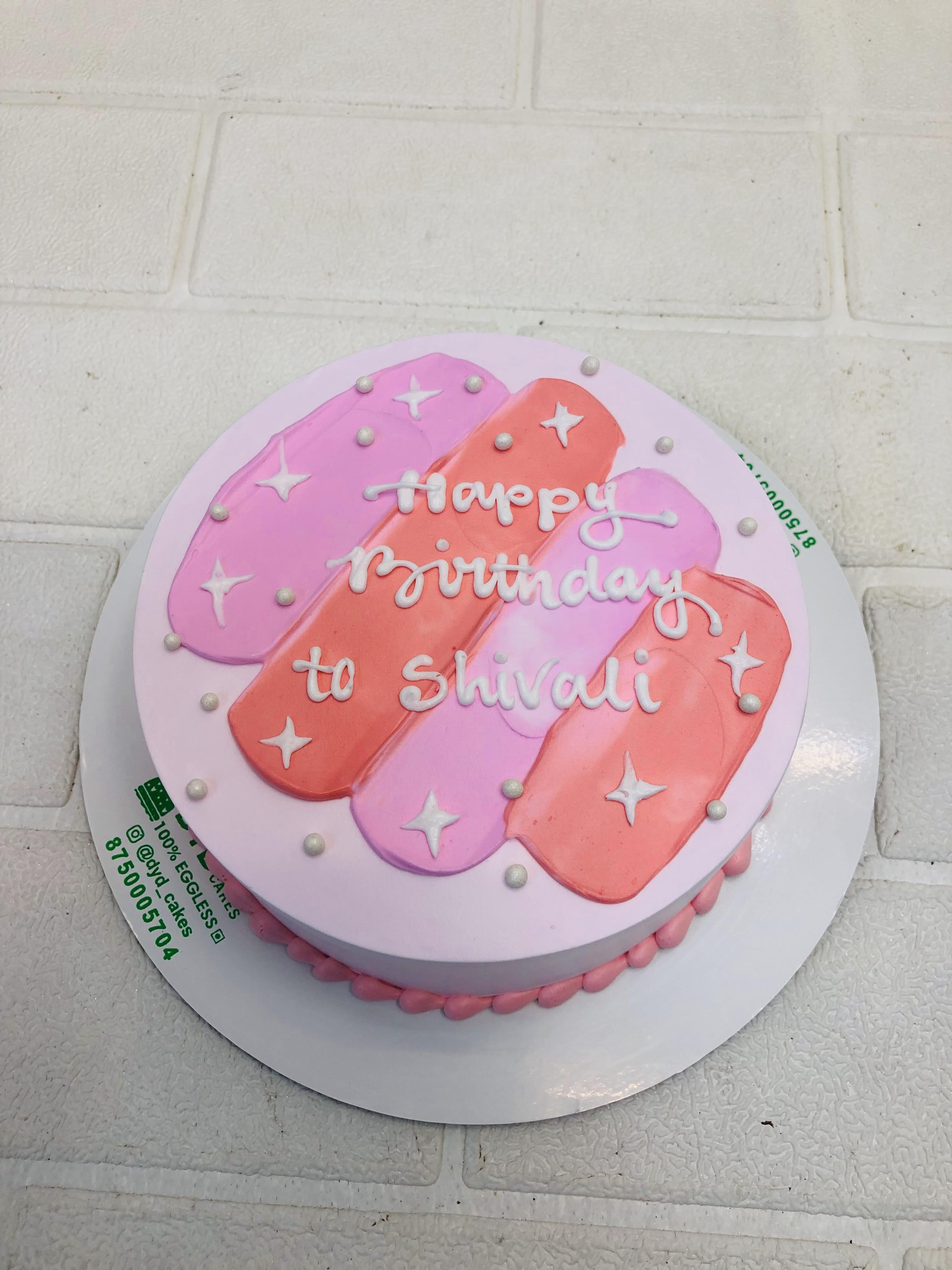 Aesthetic Birthday Cake