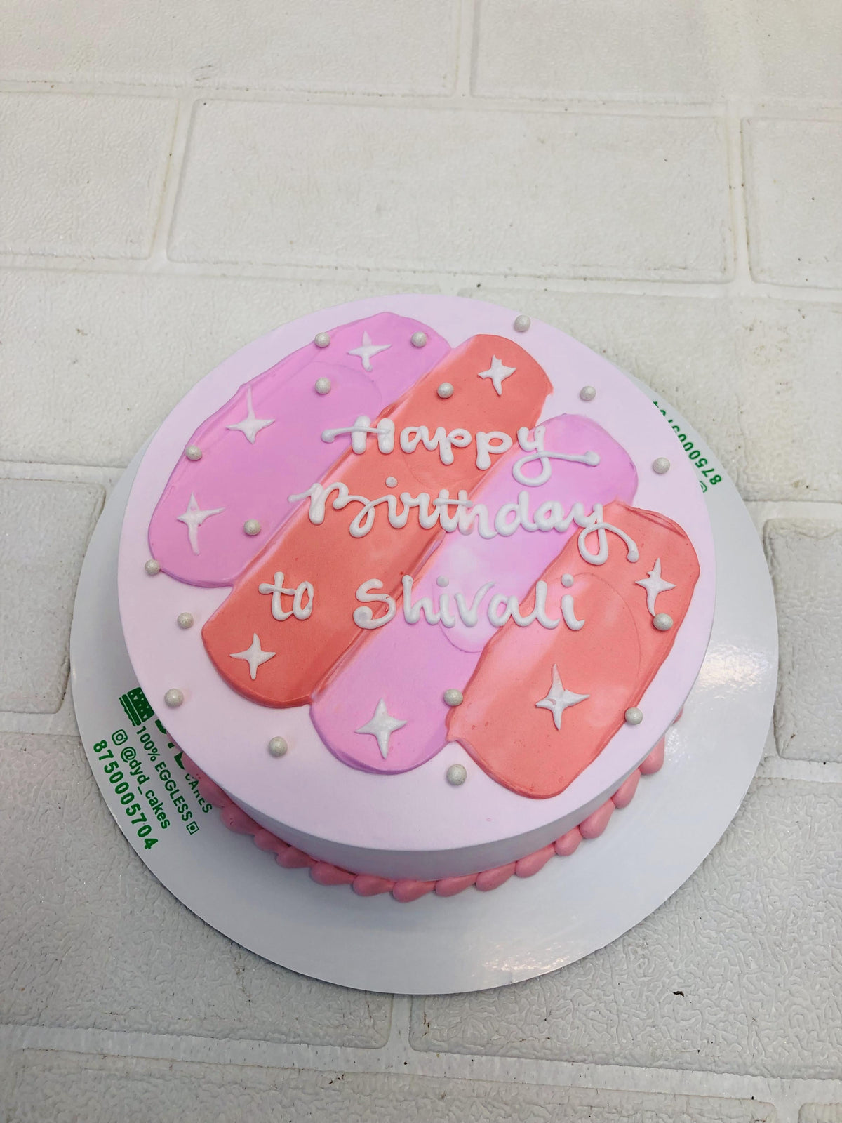 Aesthetic Birthday Cake